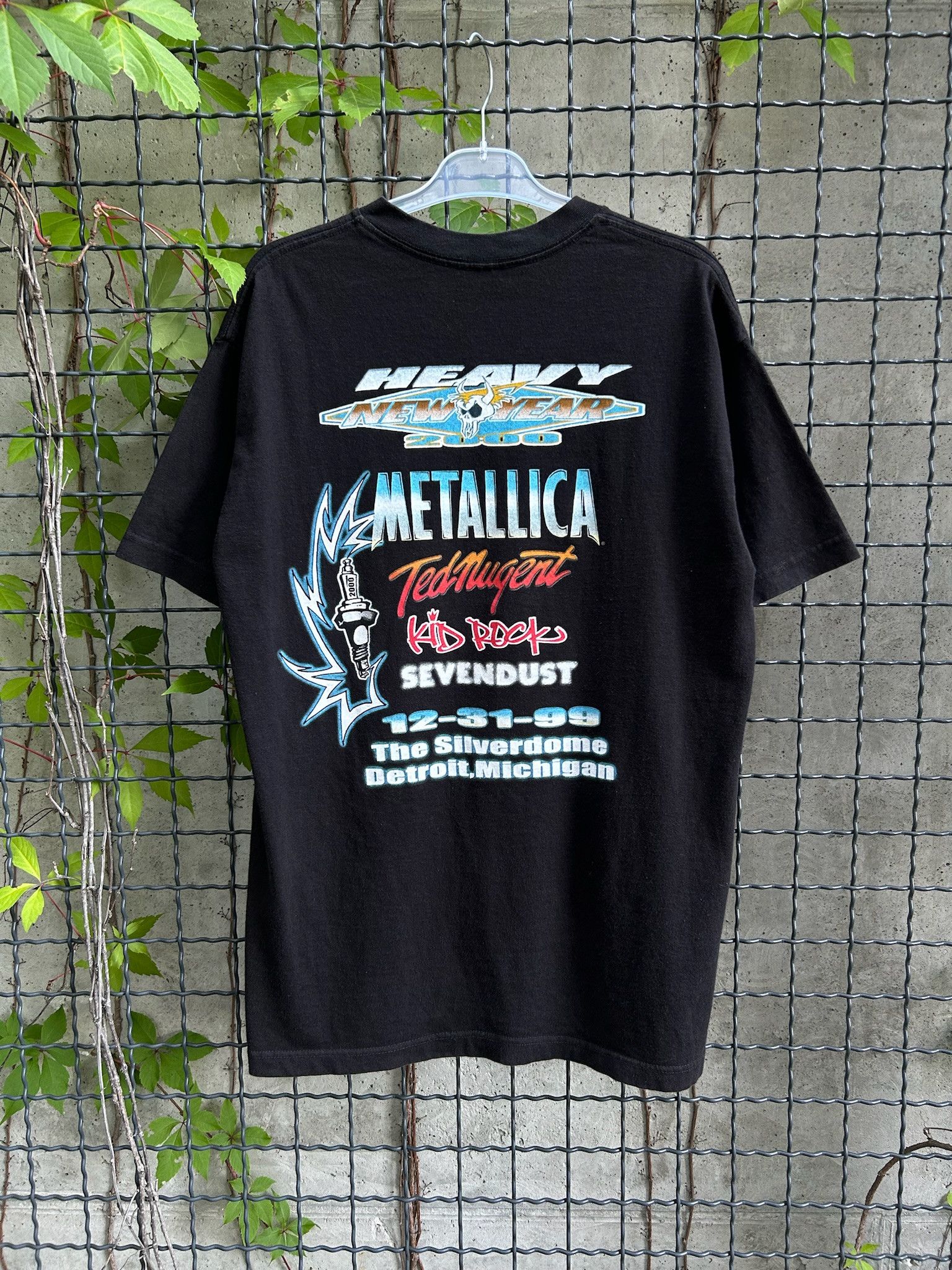 Band Tees × Vintage Vintage 1999 Metallica Motor City Millennium Tour T-shirt Size US L / EU 52-54 / 3 - 2 Thumbnail