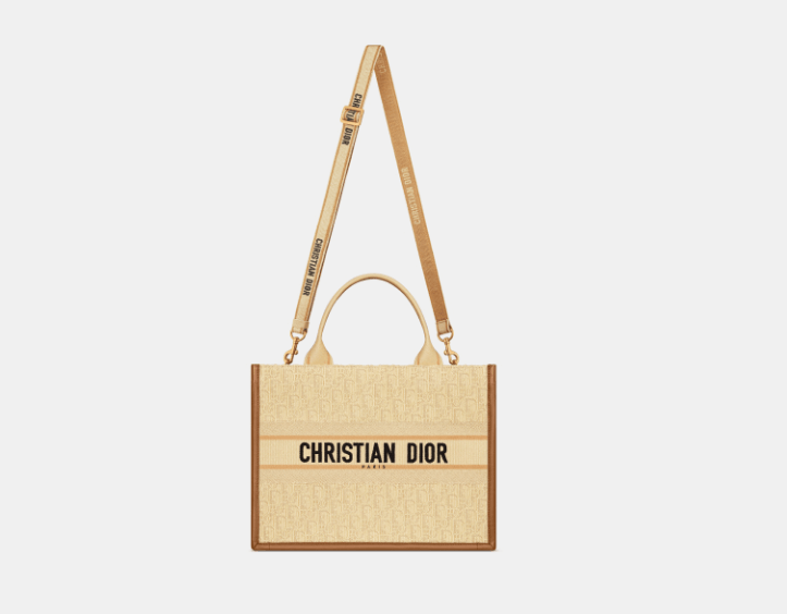 Dior o1w1db10526 M1324C Size:OS / Medium Tote Bag in Beige/Camel Size ONE SIZE - 4 Thumbnail