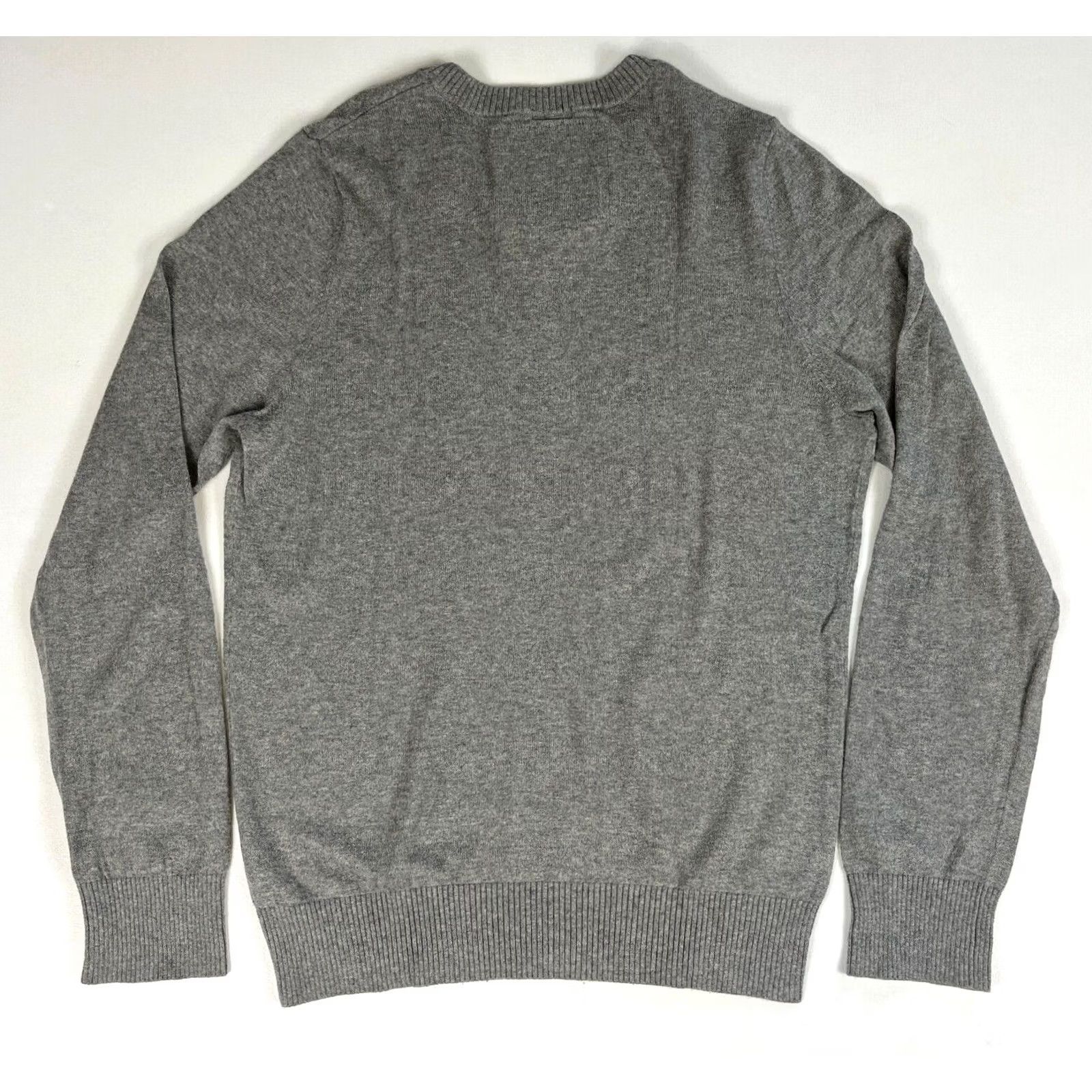 Abercrombie & Fitch VINTAGE Abercrombie & Fitch Men’s Knit V-Neck Pullover Sweater L Gray Logo Embroidered Size US L / EU 52-54 / 3 - 2 Thumbnail