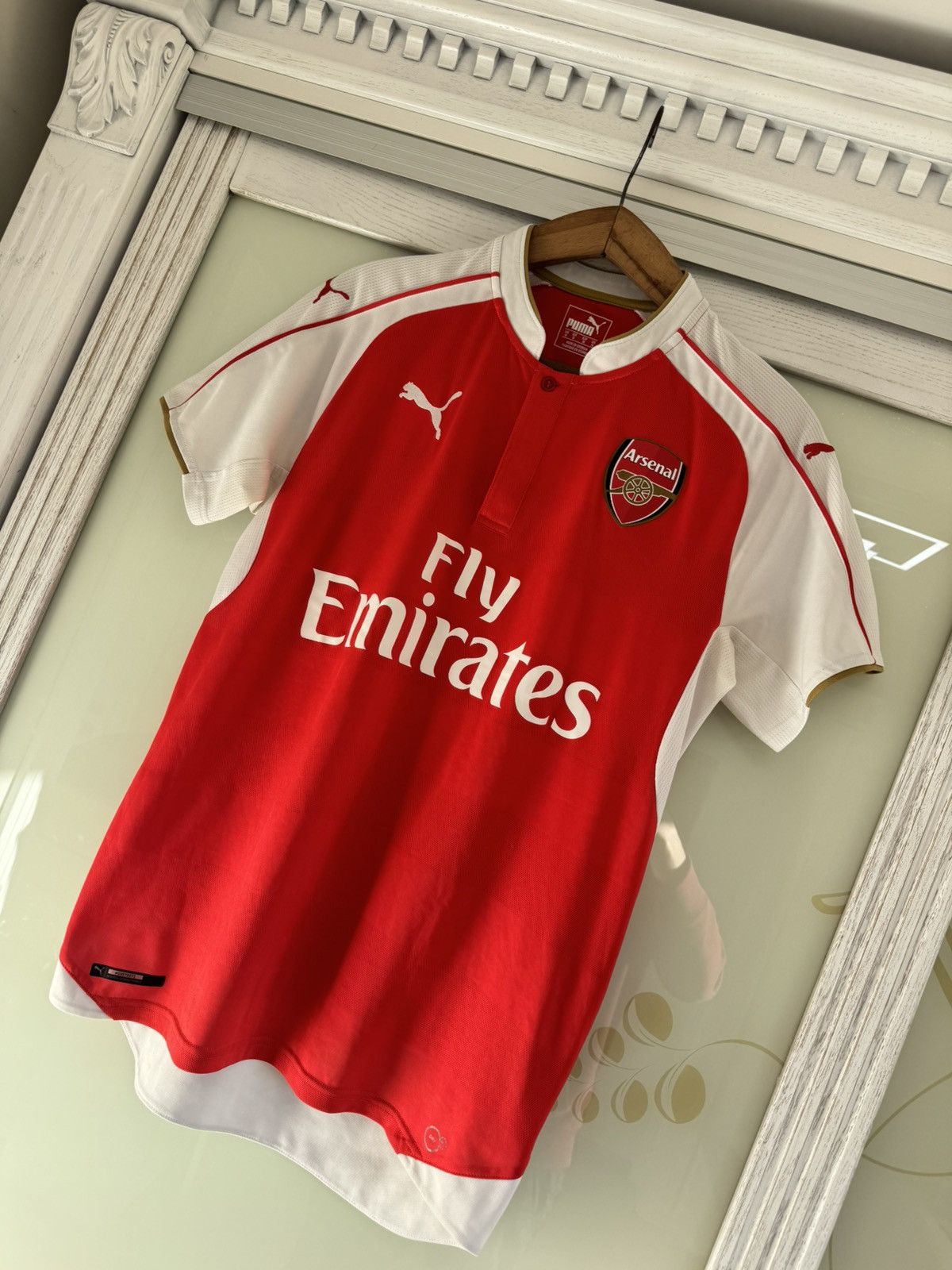 Puma Arsenal 2015-2016 Home Soccer Jersey Football Shirt Kit Size US M / EU 48-50 / 2 - 3 Thumbnail