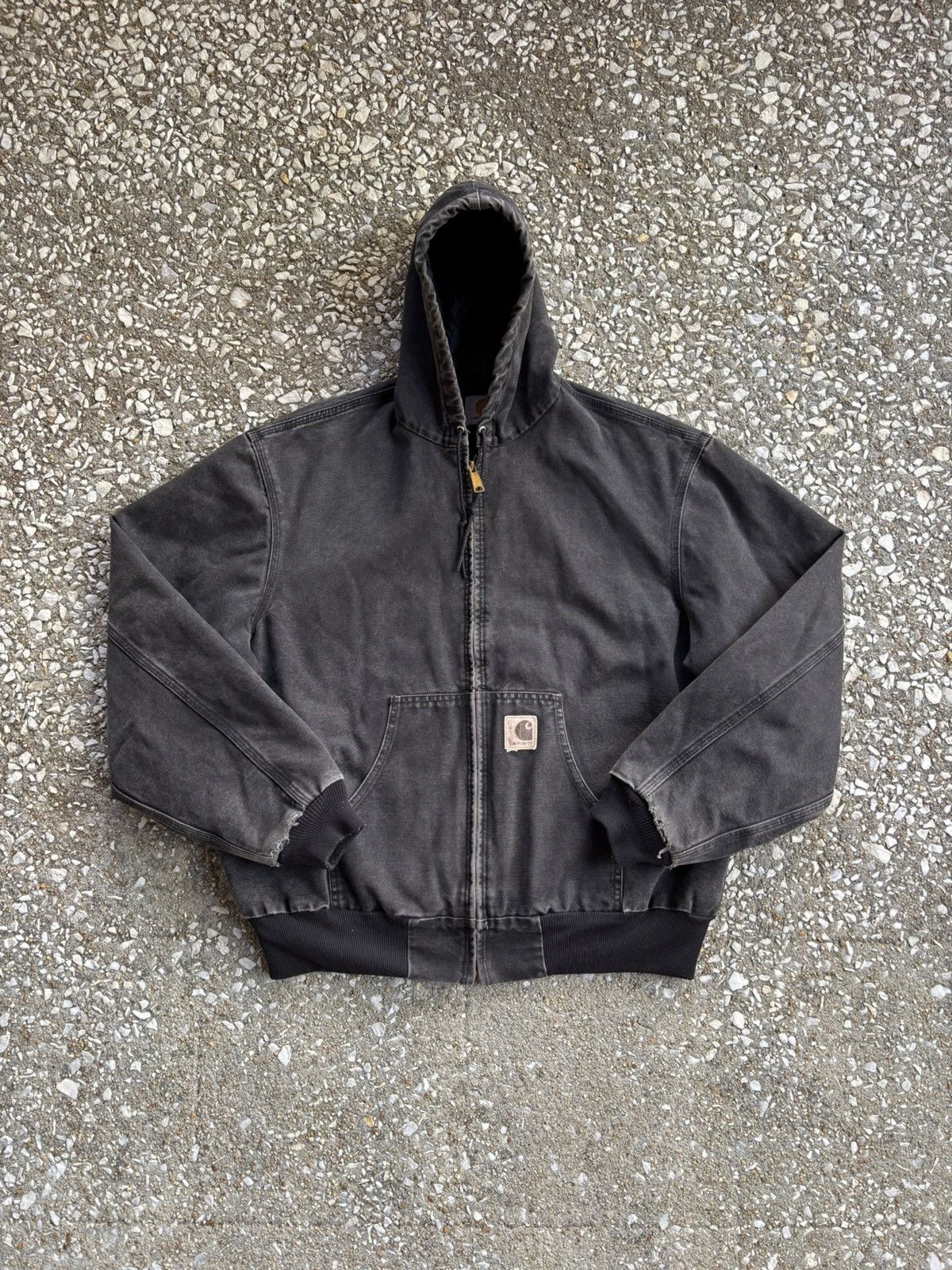 Carhartt × Vintage Onyx Active Jacket Black Carhartt Hooded Jacket