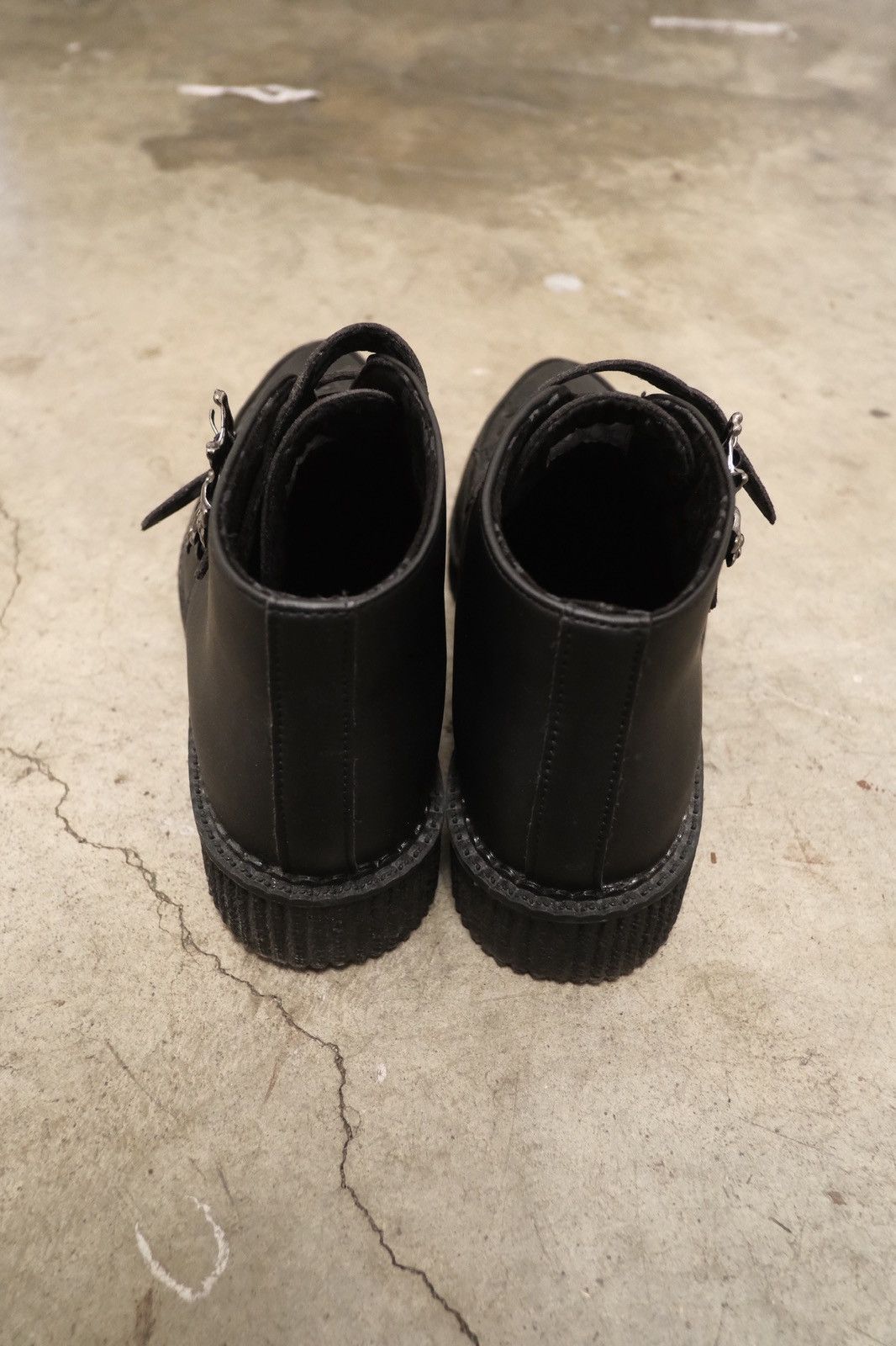 Vivienne Westwood F.U.K Black Punk Zip Creeper Boots Size EU39 Size US 6 / IT 36 - 3 Thumbnail