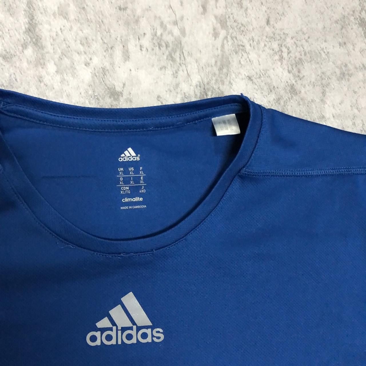 Adidas Adidas Climilite blue running t-shirt #running #activewear Size US XL / EU 56 / 4 - 3 Thumbnail