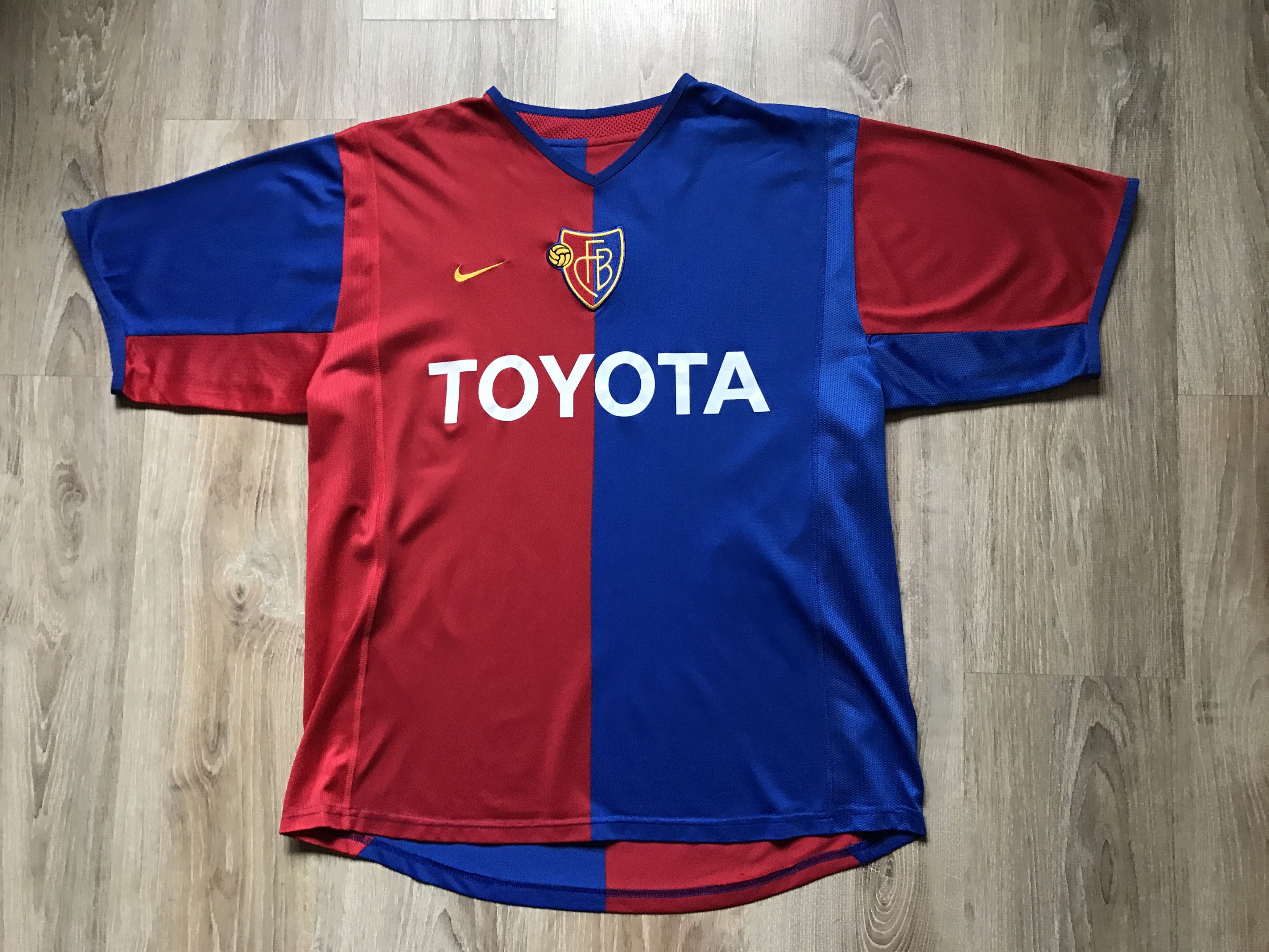 Nike Vintage Nike Basel Football Shirt 2002-2004 Size US XL / EU 56 / 4 - 1 Thumbnail