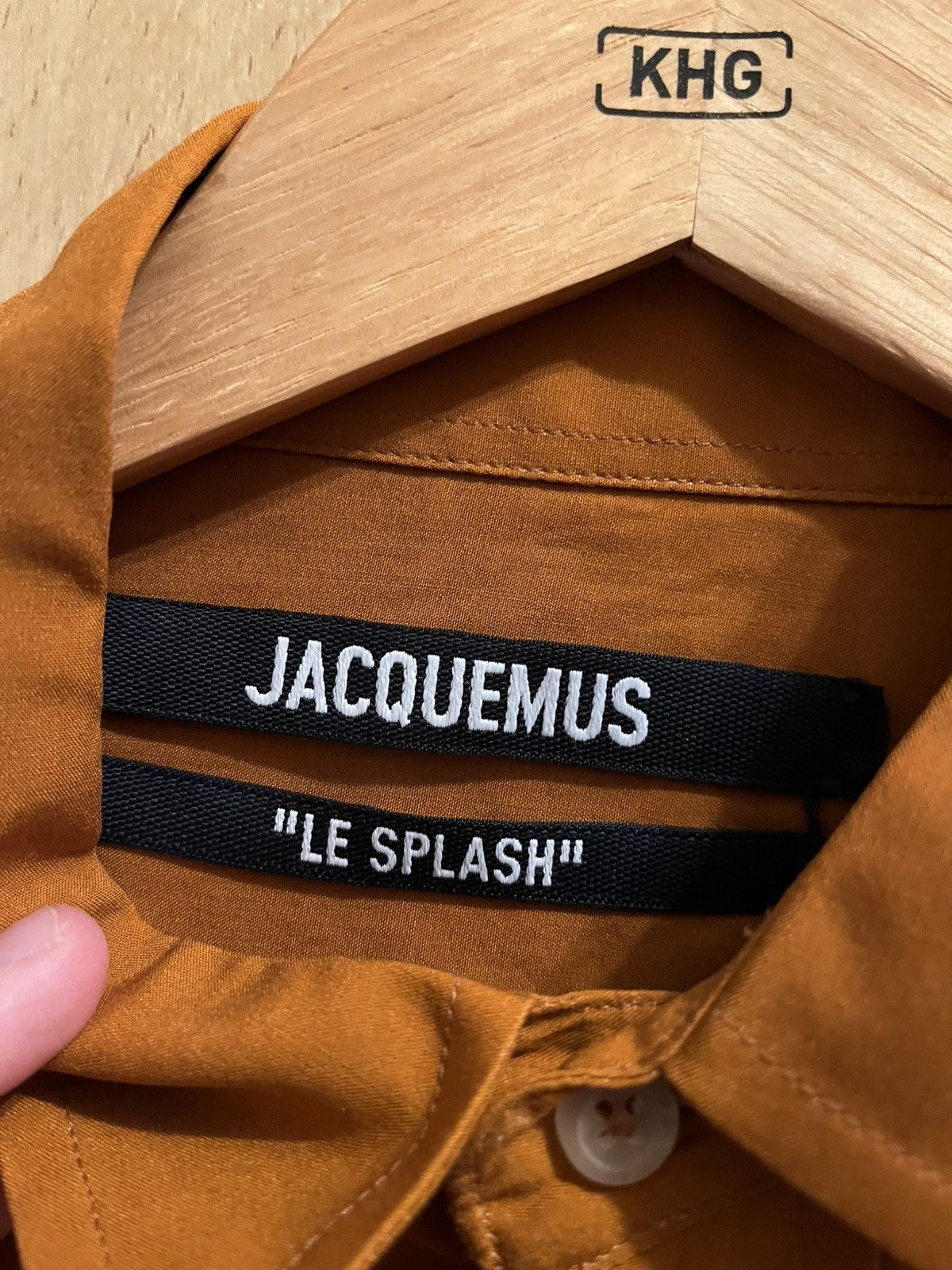 Jacquemus Orange citrus glass jacquemus le splash button shirt sz. 48 Size US L / EU 52-54 / 3 - 4 Thumbnail