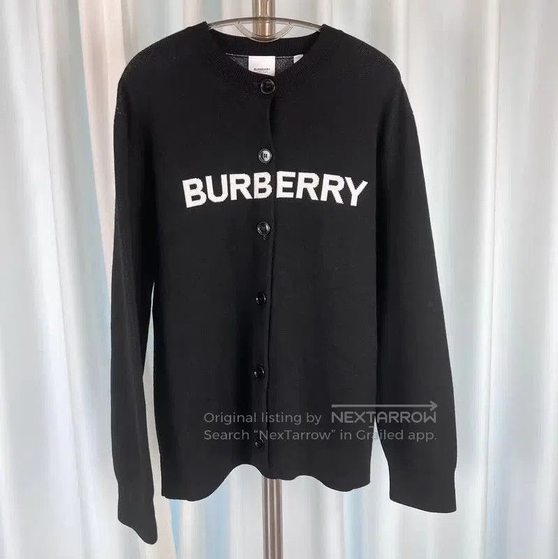 Burberry Burberry Black Wool Men's Knit Sweater. Size US M / EU 48-50 / 2 - 1 Thumbnail
