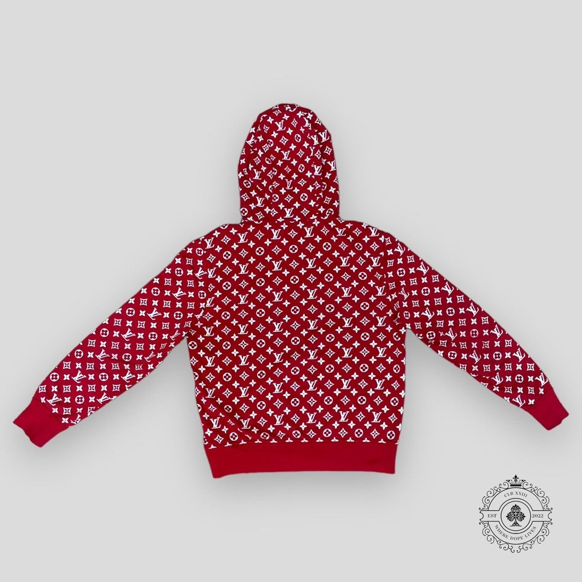 Supreme and louis vuitton sweatshirt on sale