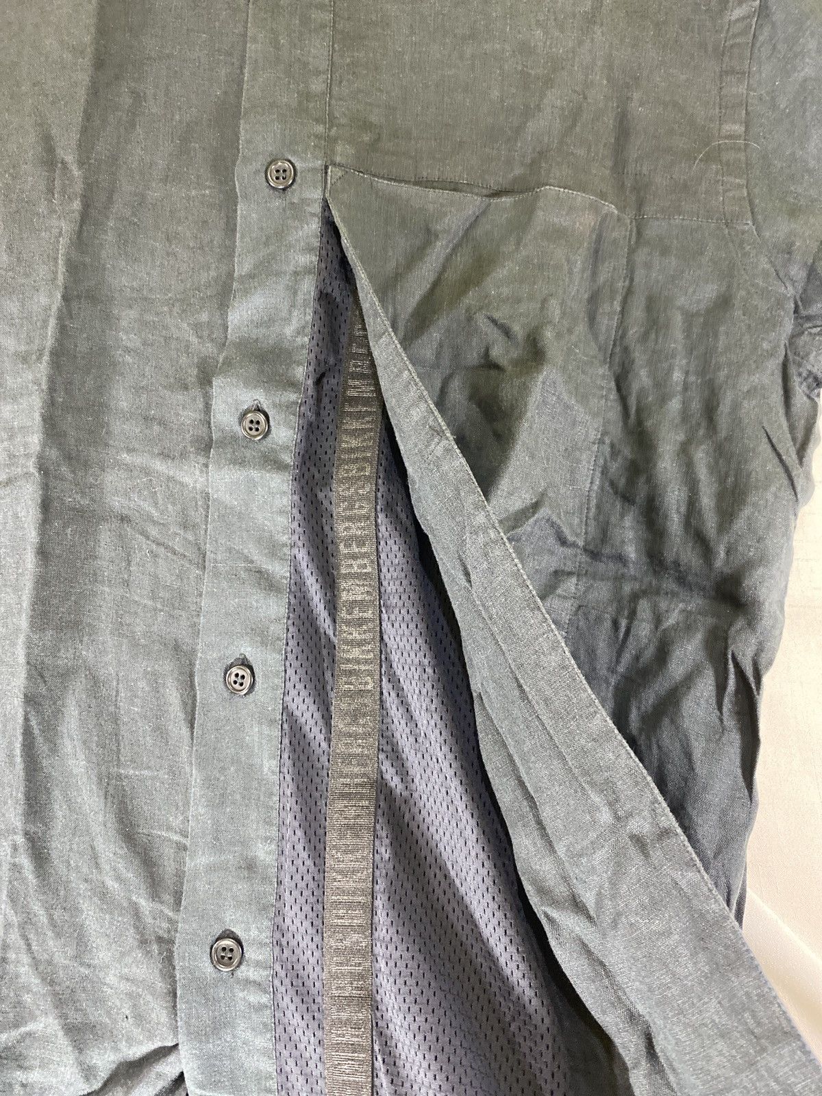 Dirk Bikkembergs wool taped shirt Size US M / EU 48-50 / 2 - 3 Thumbnail