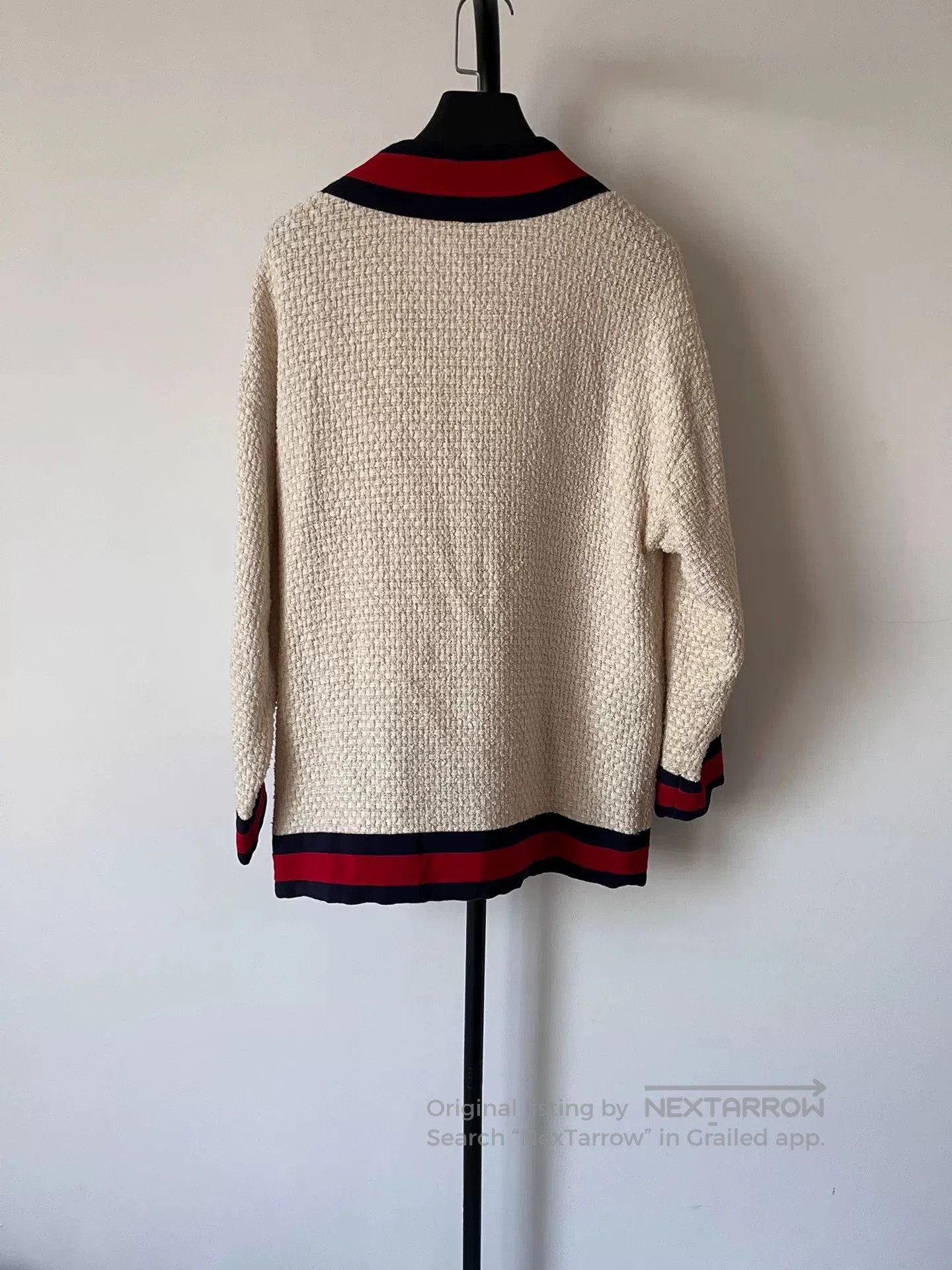 Gucci Gucci Contrast Trim Loose Tweed Jacket. Size US S / EU 44-46 / 1 - 2 Thumbnail