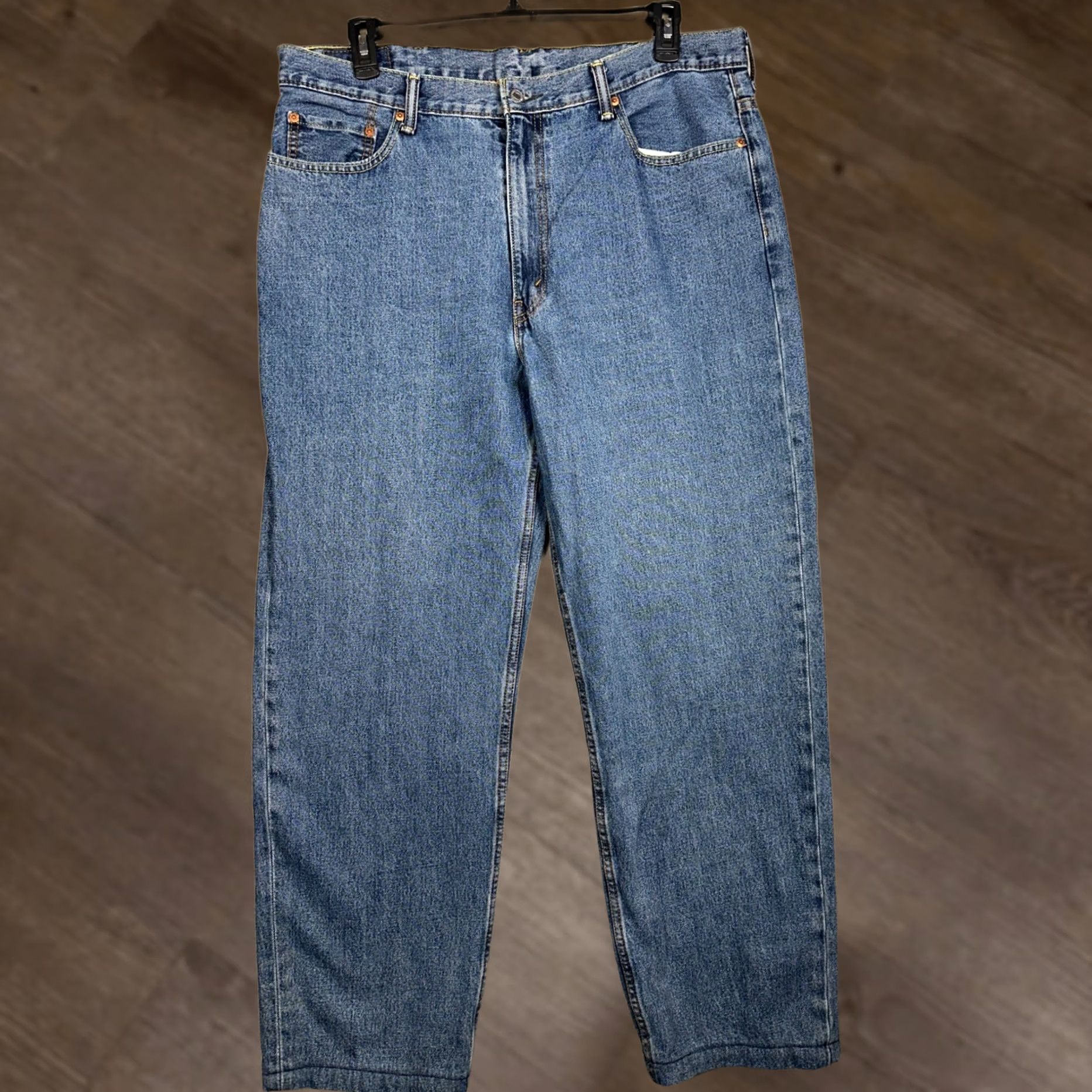 Levi's Levi's 550 Jeans Men 40X32 Blue Relaxed Fit Tapered Leg 5 Pocket Denim Casual EUC Size US 40 / EU 56 - 1 Thumbnail