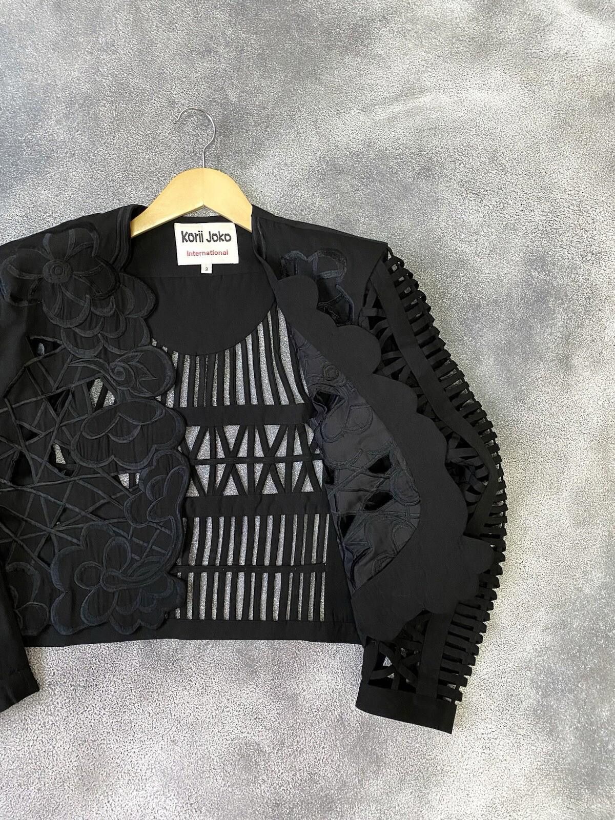 Other Korii Joko International Floral Embroidery Cropped Jacket Size M / US 6-8 / IT 42-44 - 6 Thumbnail