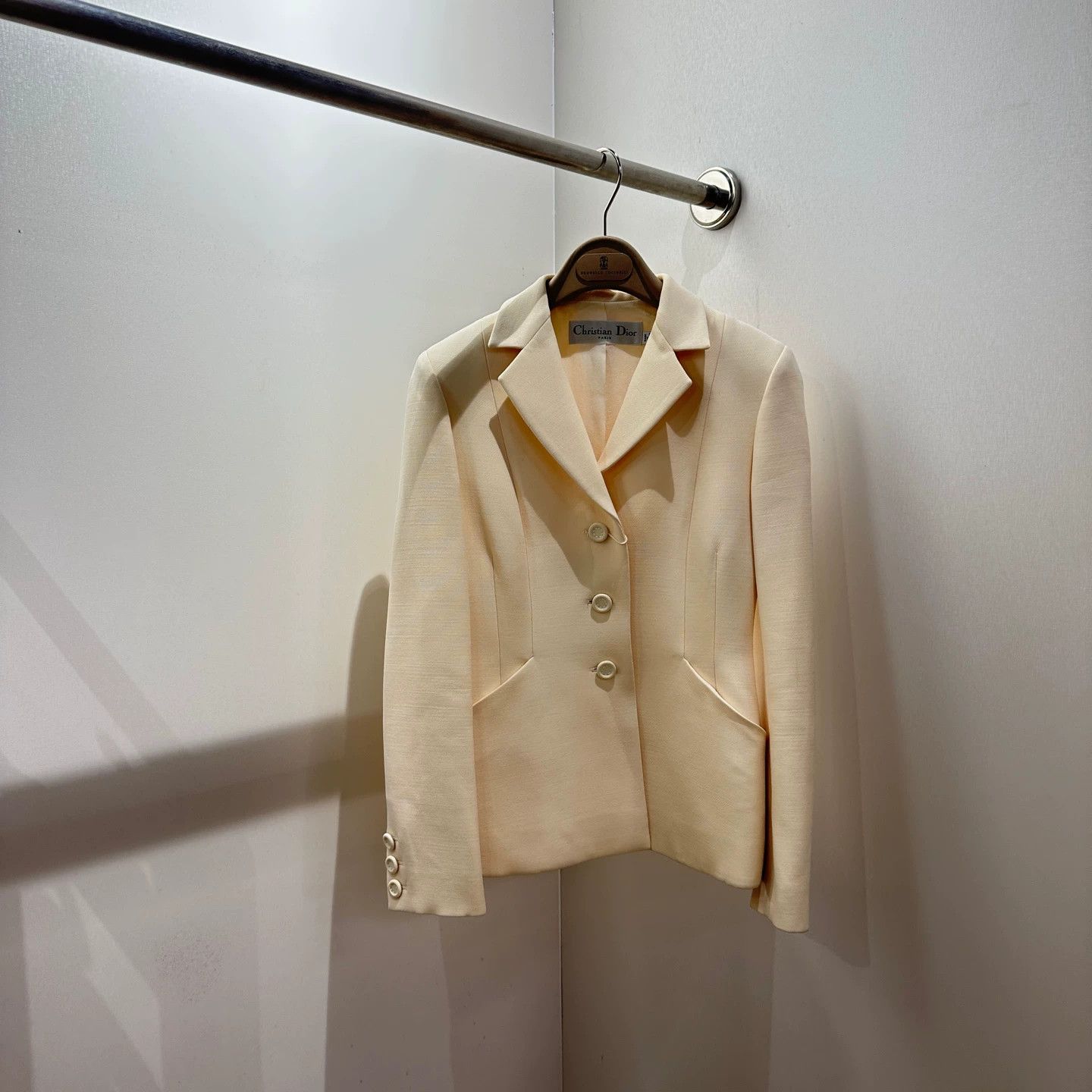 Christian Dior Monsieur Dior Montaigne Wool Single-Breasted Blazer 34 Size XS / US 0-2 / IT 36-38 - 1 Thumbnail