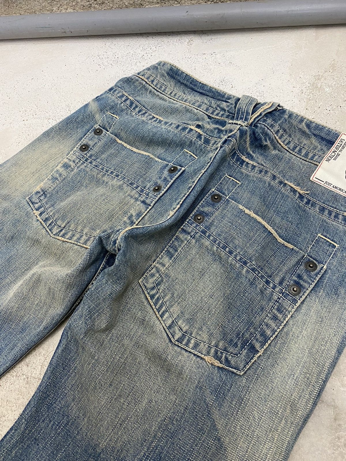 Hysteric Glamour Just Amorica Denim Style Mud Washed Light Jean Clawn Mark Size US 28 / EU 44 - 15 Thumbnail
