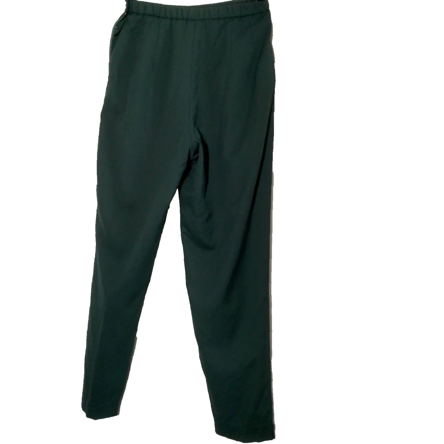 Pendleton VINTAGE Pendleton Wool Pants Size 8 Women Dress Pants Straight Pleated Lined Zip Button 25" Waist 29" Inseam Hunter Green Size 30" / US 8 / IT 44 - 2 Thumbnail