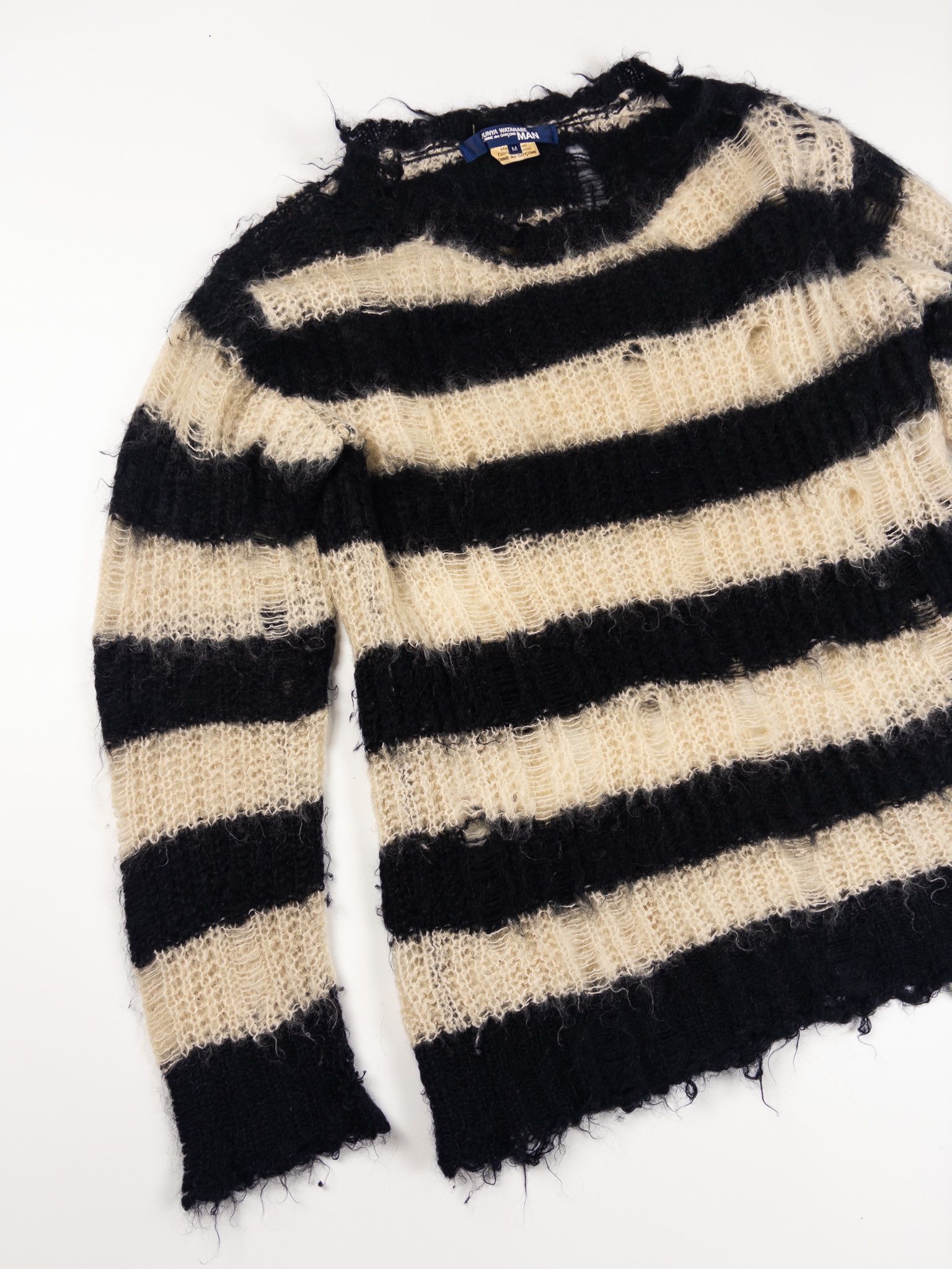Junya Watanabe Junya Watanabe Runway AW2014 Distressed Mohair Sweater Size US M / EU 48-50 / 2 - 4 Thumbnail