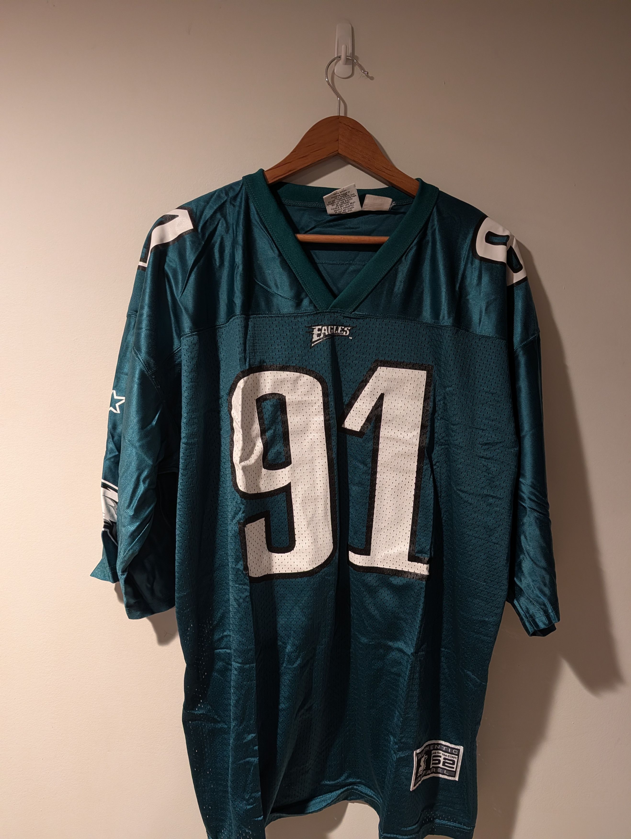 NFL Vintage 90s Starter Philadelphia Eagles Harmon NFL Jersey Size US XL / EU 56 / 4 - 5 Thumbnail