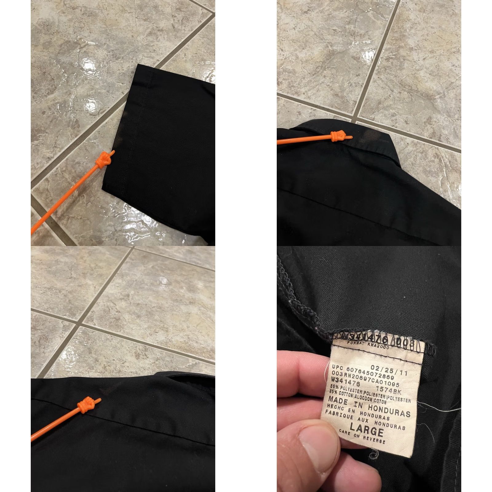 Dickies Dickies Black Short Sleeve uniform mechanic Twill Work Shirt Adult Large Mens Size US L / EU 52-54 / 3 - 8 Thumbnail