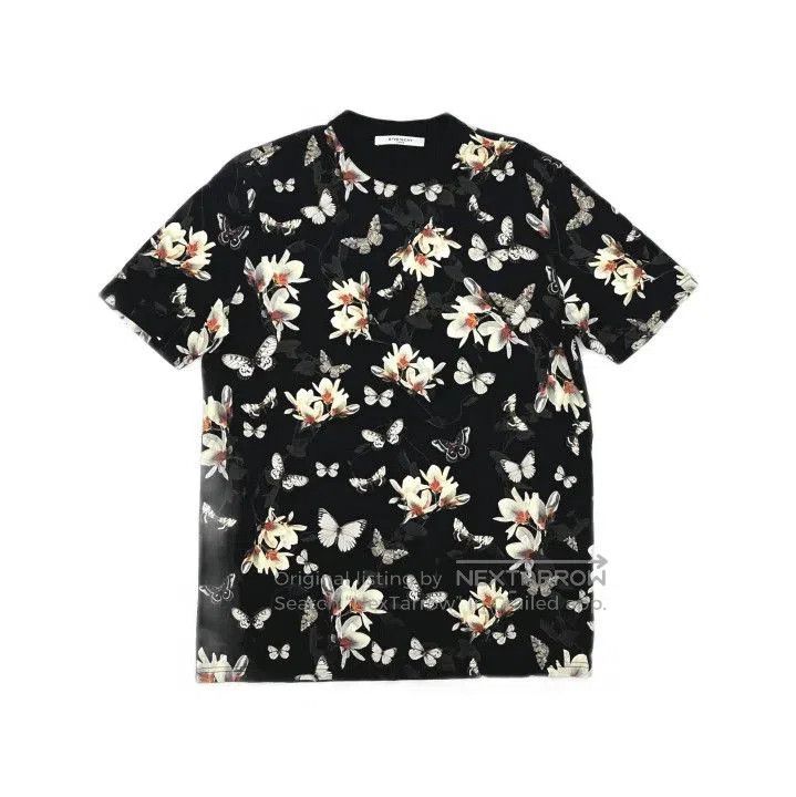 Givenchy Givenchy Floral Butterfly Print Short-Sleeve T-Shirt. Size US S / EU 44-46 / 1 - 2 Thumbnail