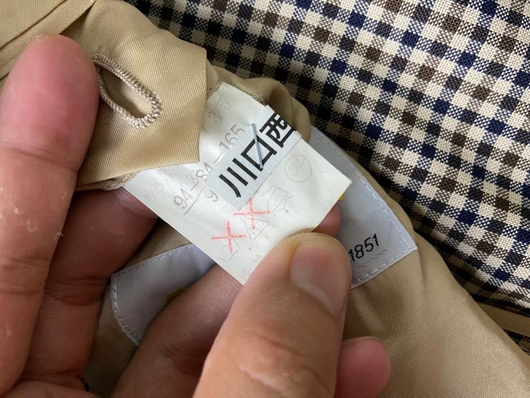 Aquascutum Aquascutum Checkered Single Breasted Blazer (202) Size US XXS / EU 40 - 4 Thumbnail