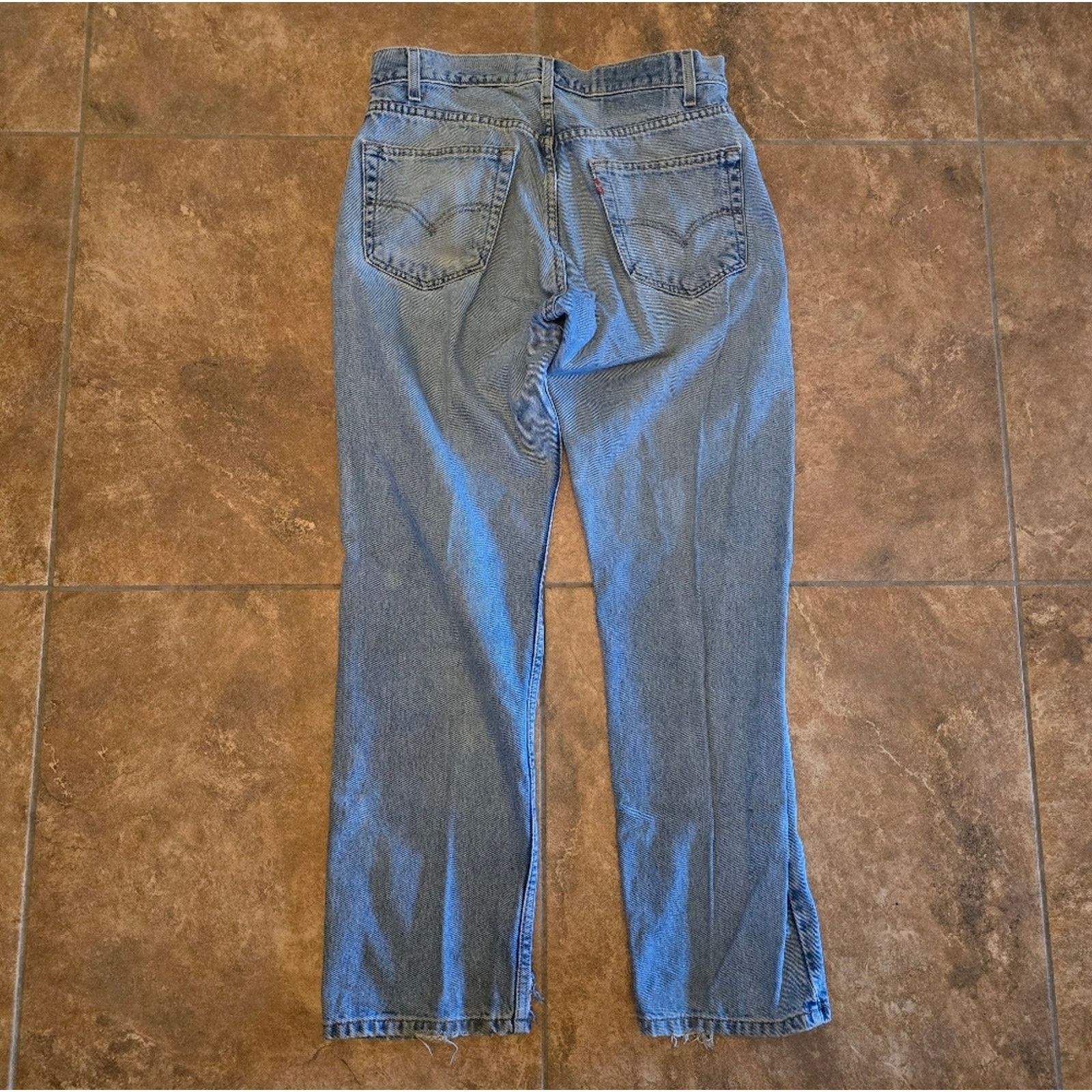 Levi's Light Denim | LEVI | 505 Straight Jean Size US 33 - 2 Thumbnail