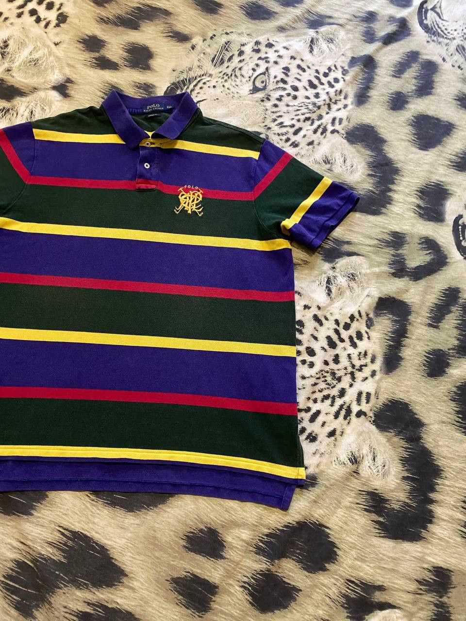 Polo Ralph Lauren Polo Ralph Lauren Polo Shirt Multicolor Logo Embroidered Size US XXL / EU 58 / 5 - 8 Thumbnail