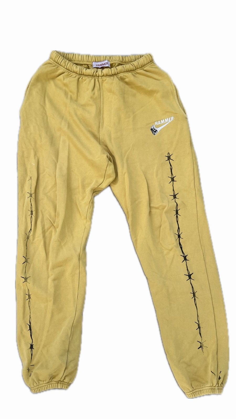 image of Warren Lotas Hammer Pants in Yellow, Men's (Size 34)