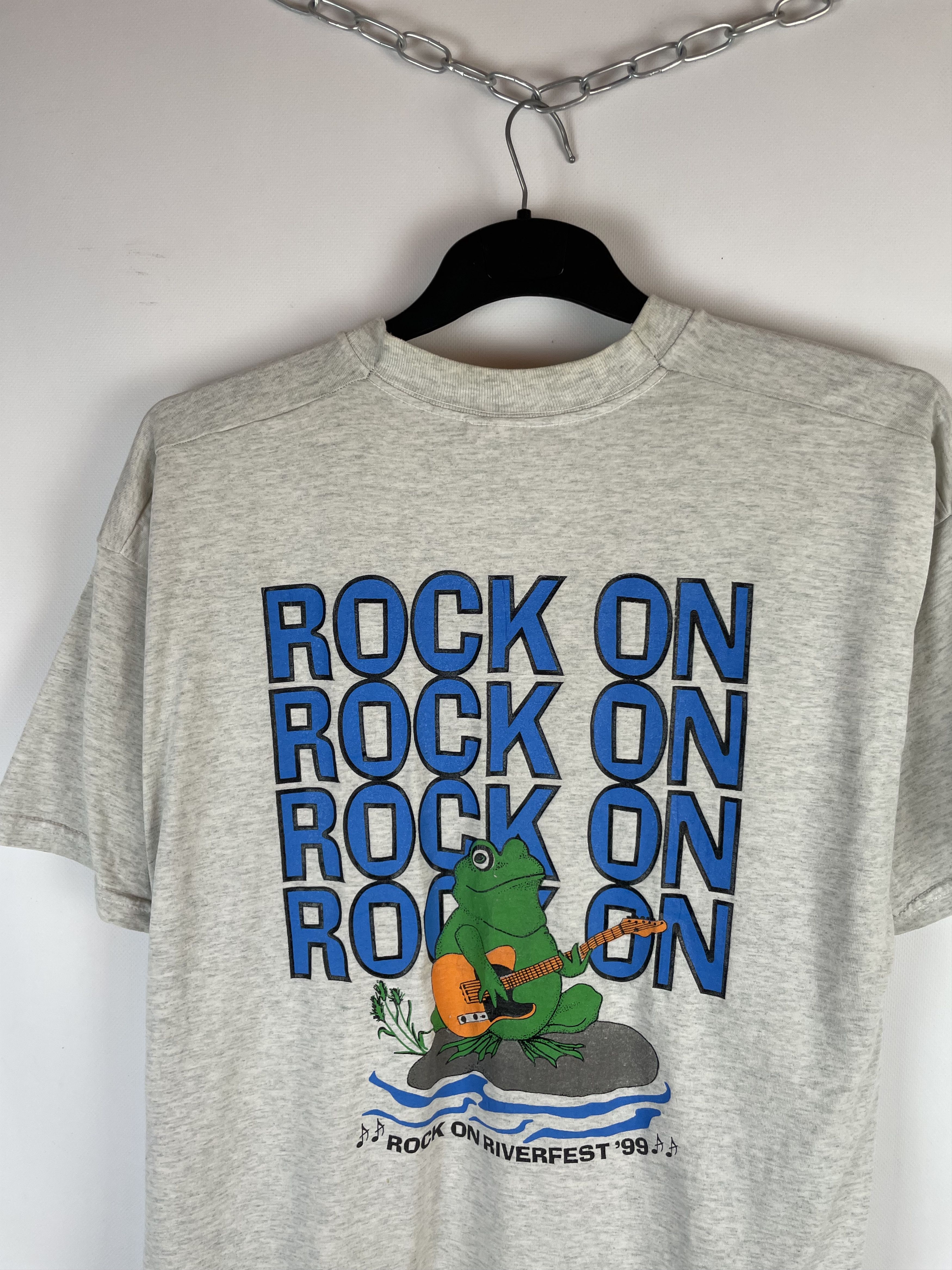 Band Tees VINTAGE ROCK ON 1999 TEE Size US XL / EU 56 / 4 - 3 Thumbnail