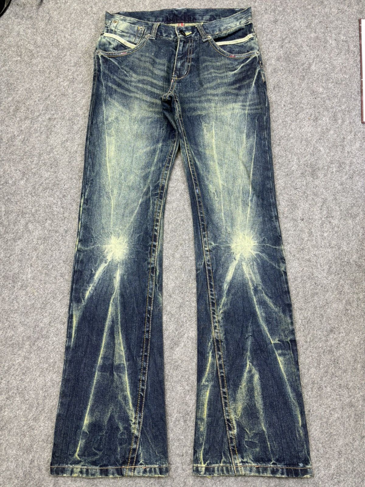 Other 💥Insane Style Flare💥Unbrand Thunderous Flare Denim F918 Size US 31 - 15 Thumbnail
