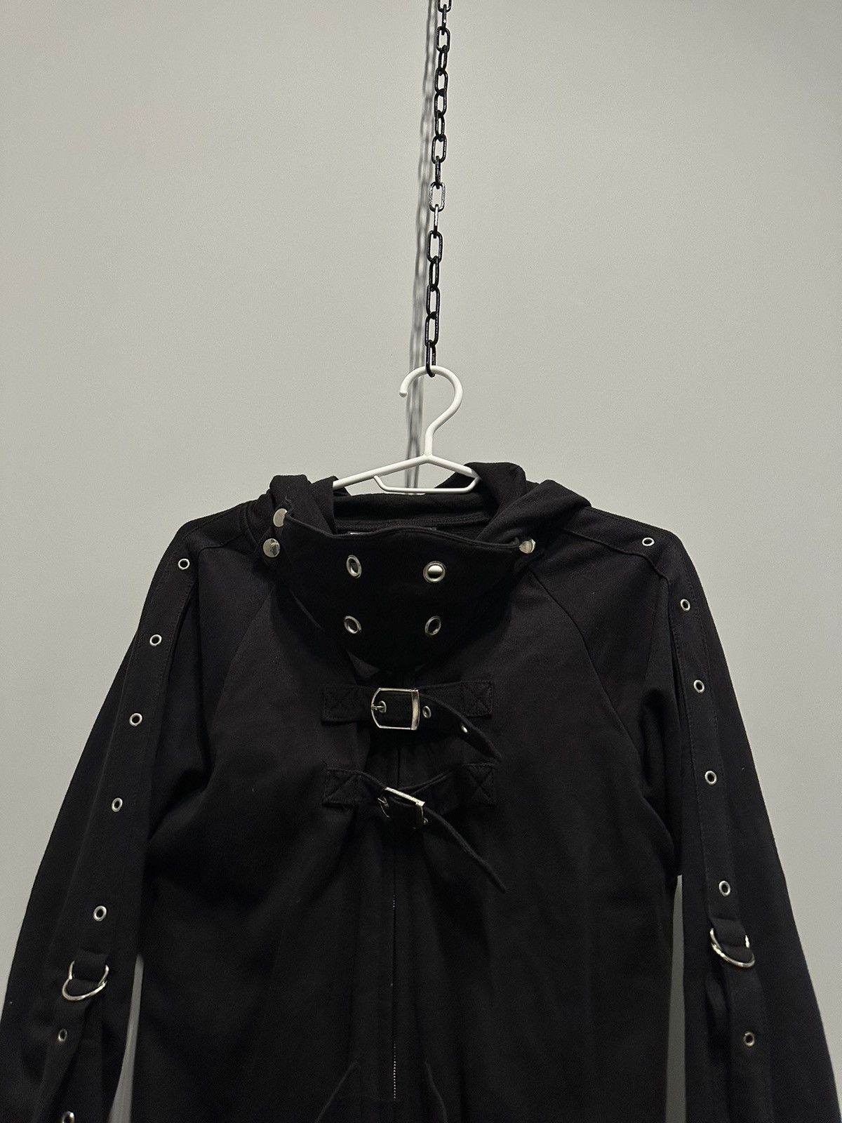 Hysteric Glamour Poizen Industries Gothic Bondage Mask Jacket Avant Garde Size M / US 6-8 / IT 42-44 - 6 Thumbnail