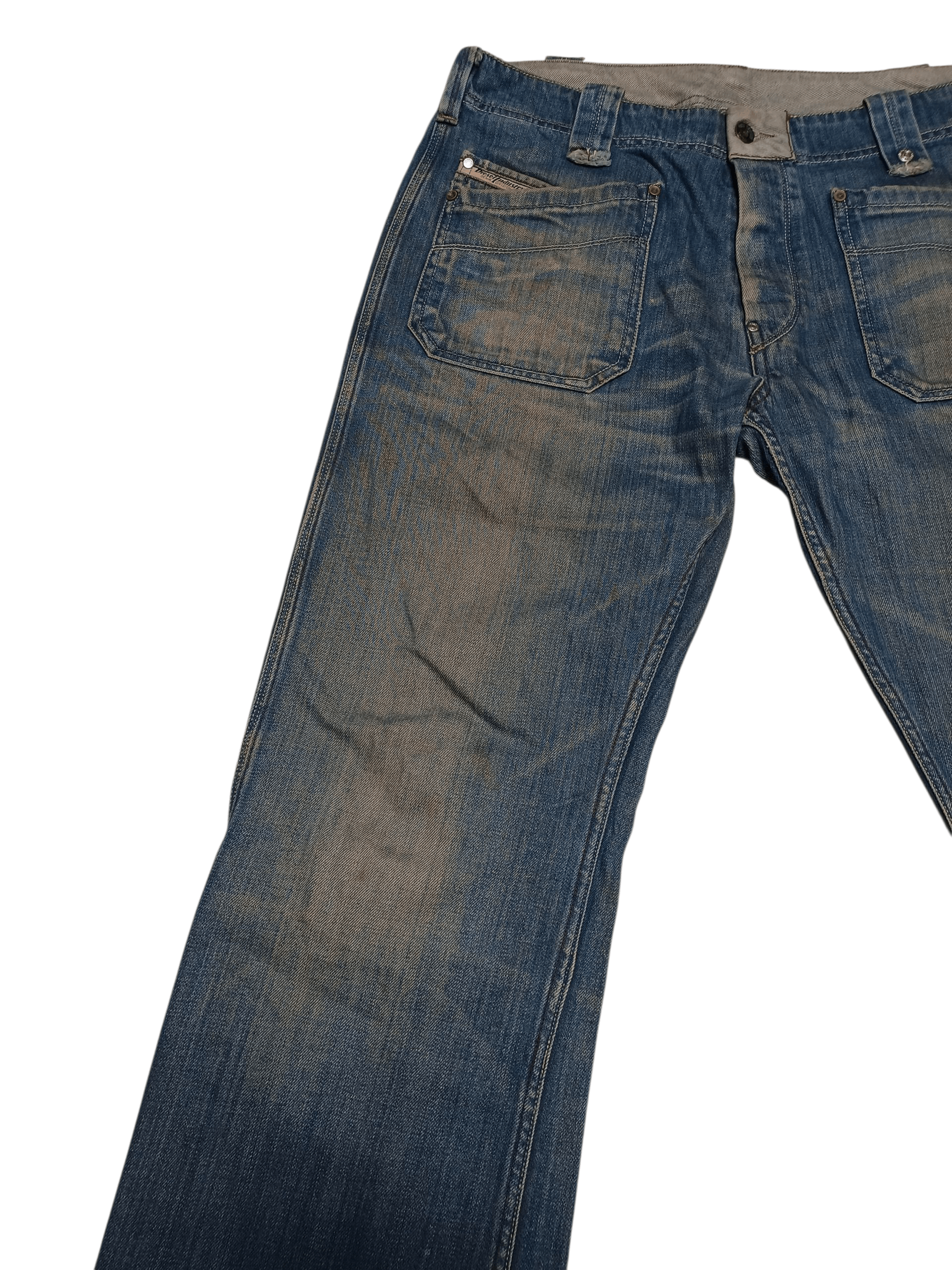 Diesel DIESEL VINTAGE MADE IN ITALY DISTRESSED DIRTY JEANS DENIM Size US 34 / EU 50 - 3 Thumbnail