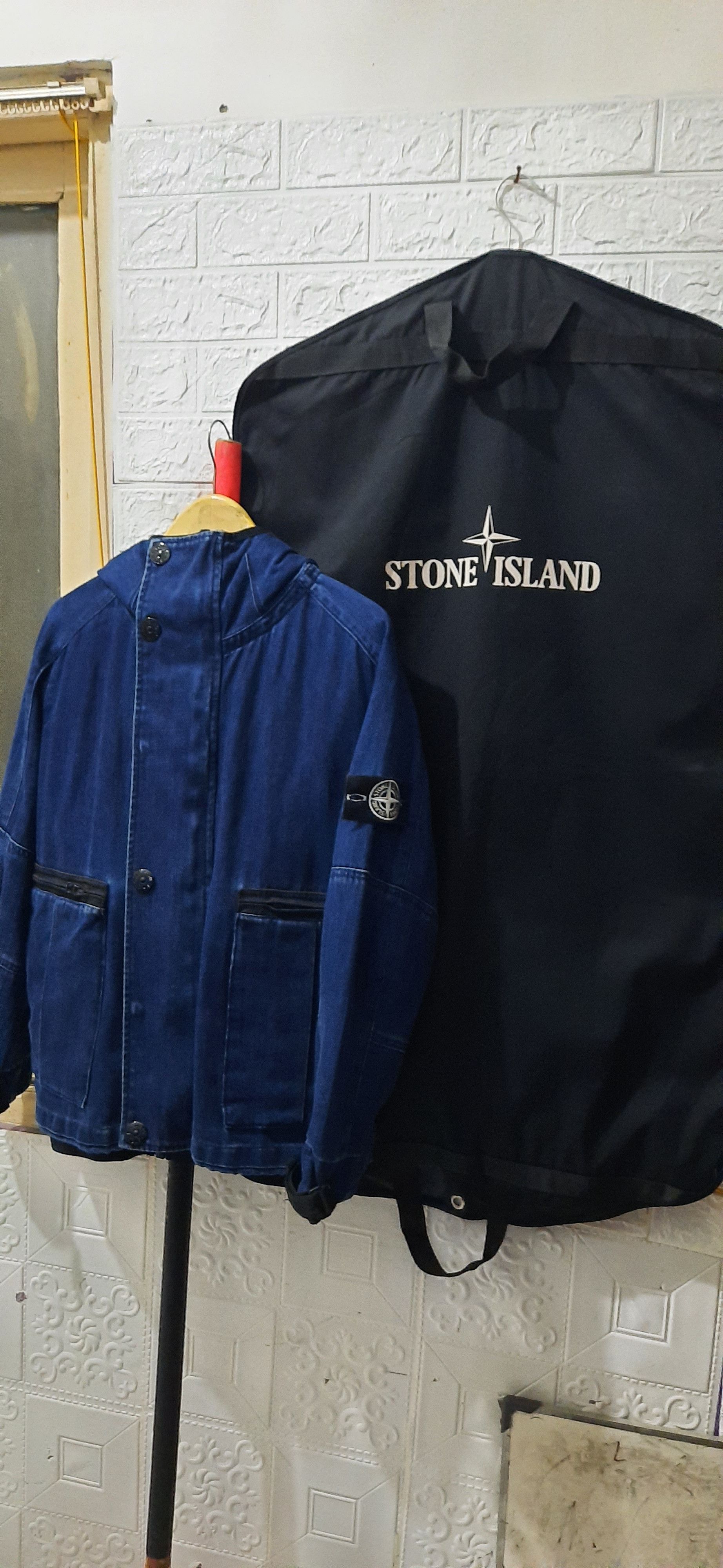 Stone Island Stone Island Polypropylene Denim Detachable Lining Size US L / EU 52-54 / 3 - 2 Thumbnail
