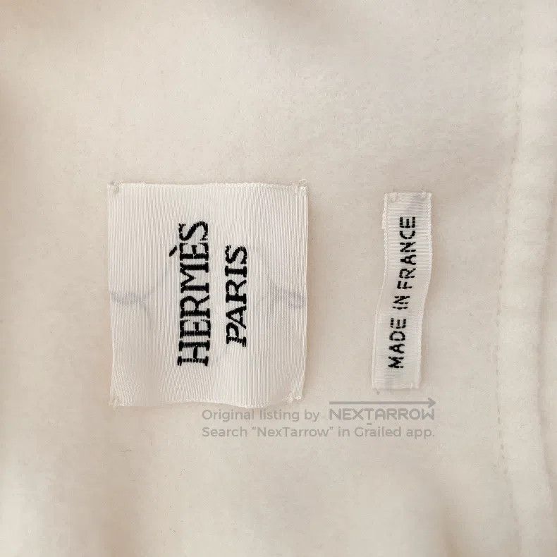 Hermes Hermes Double-faced cashmere casual coat Size XXS / US 00 / IT 34 - 6 Thumbnail