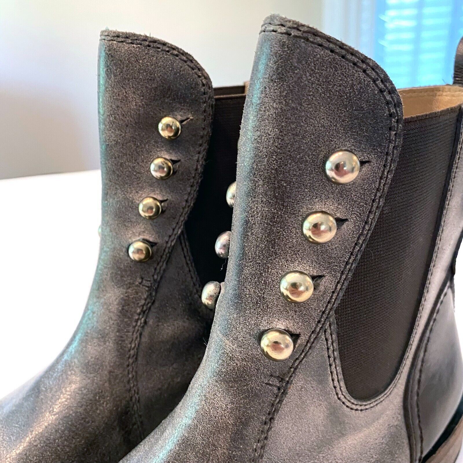 Lucchese Lucchese Women's Calf Short Riding Boots Size 7.5 M Size US 7.5 / IT 37.5 - 5 Thumbnail