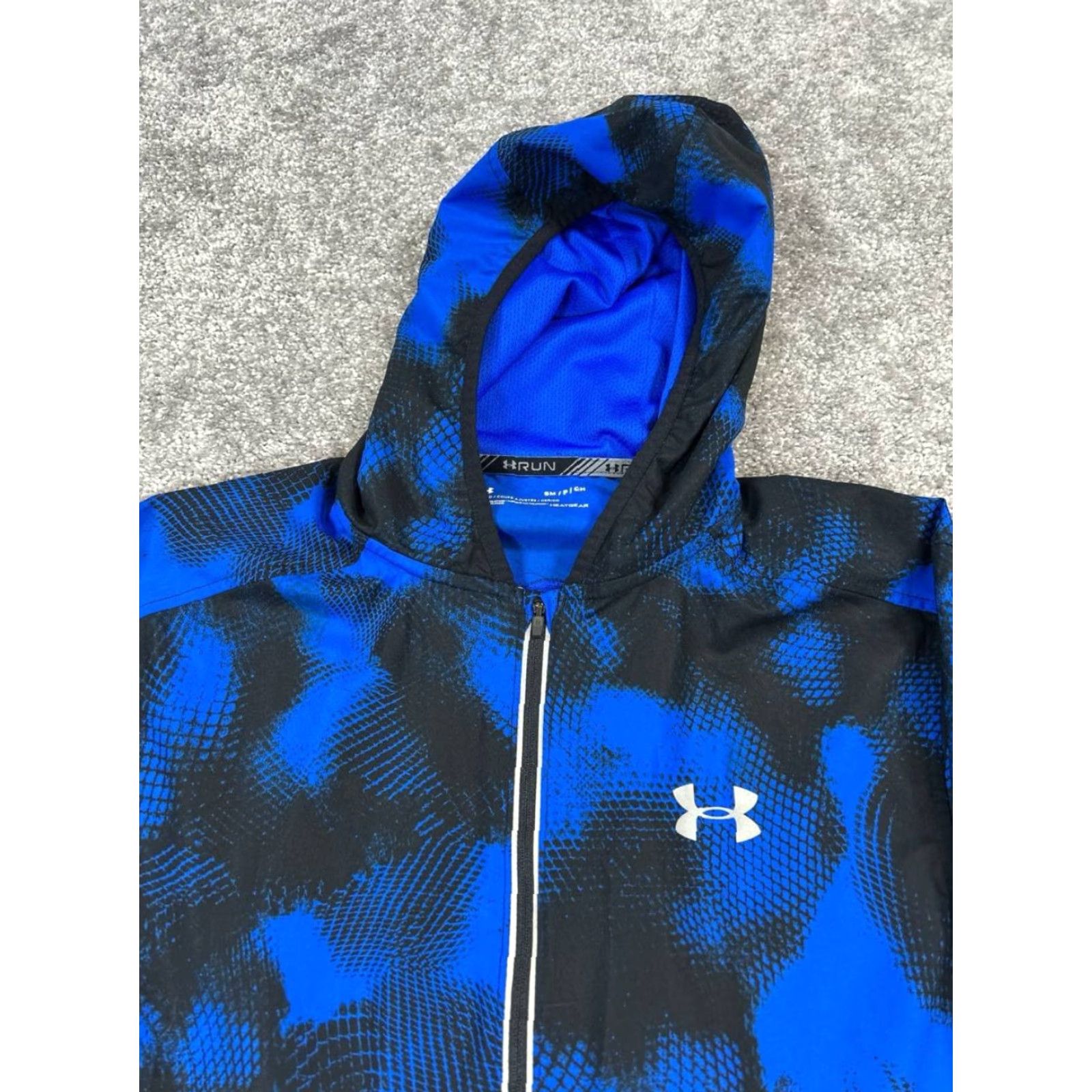 Under Armour Under Armour Jacket Mens Small Blue Black Heatgear Full Zip Size US S / EU 44-46 / 1 - 2 Thumbnail