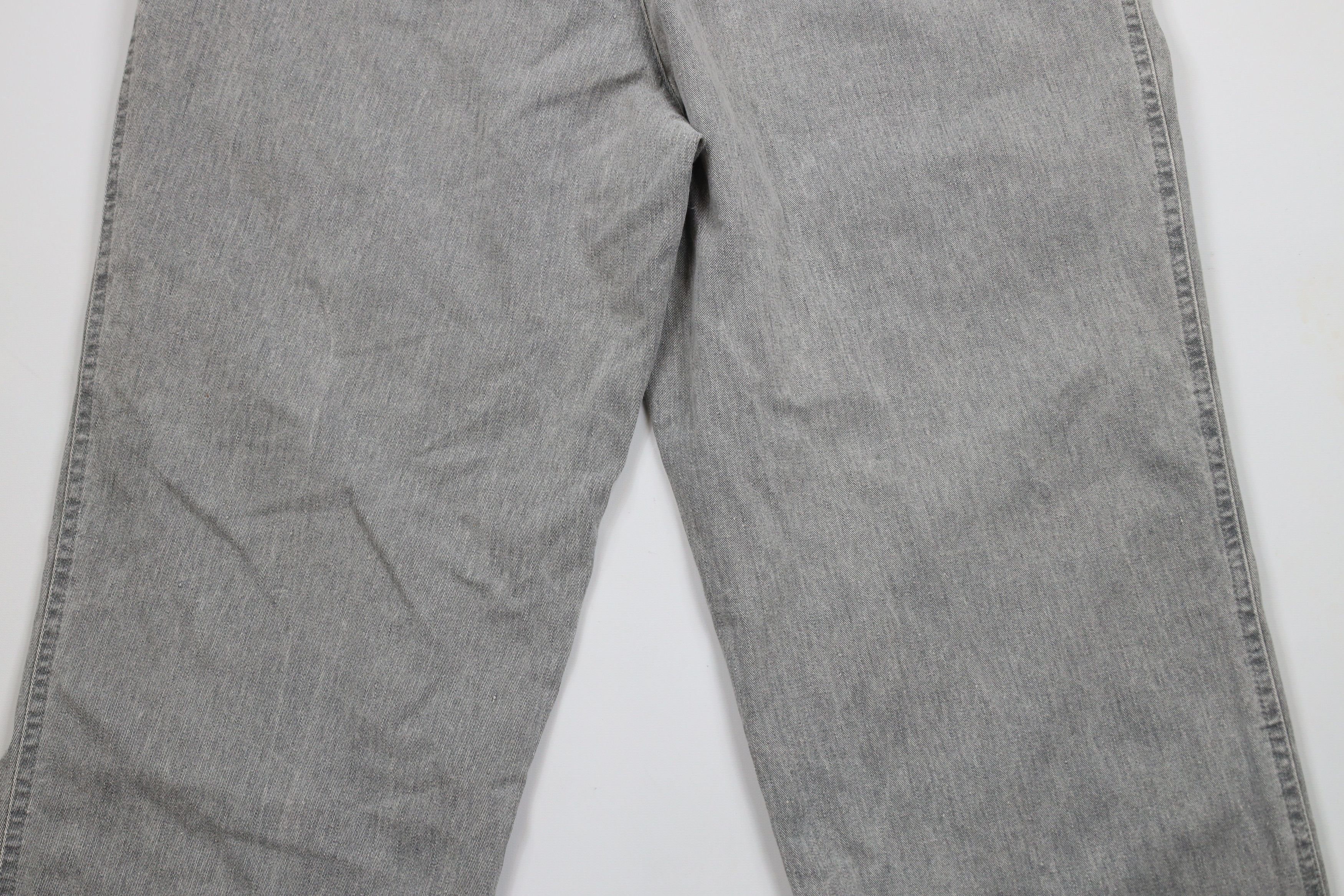 Vintage Vintage 90s Streetwear Baggy Fit Stonewash Jeans Gray USA Size US 38 / EU 54 - 11 Thumbnail