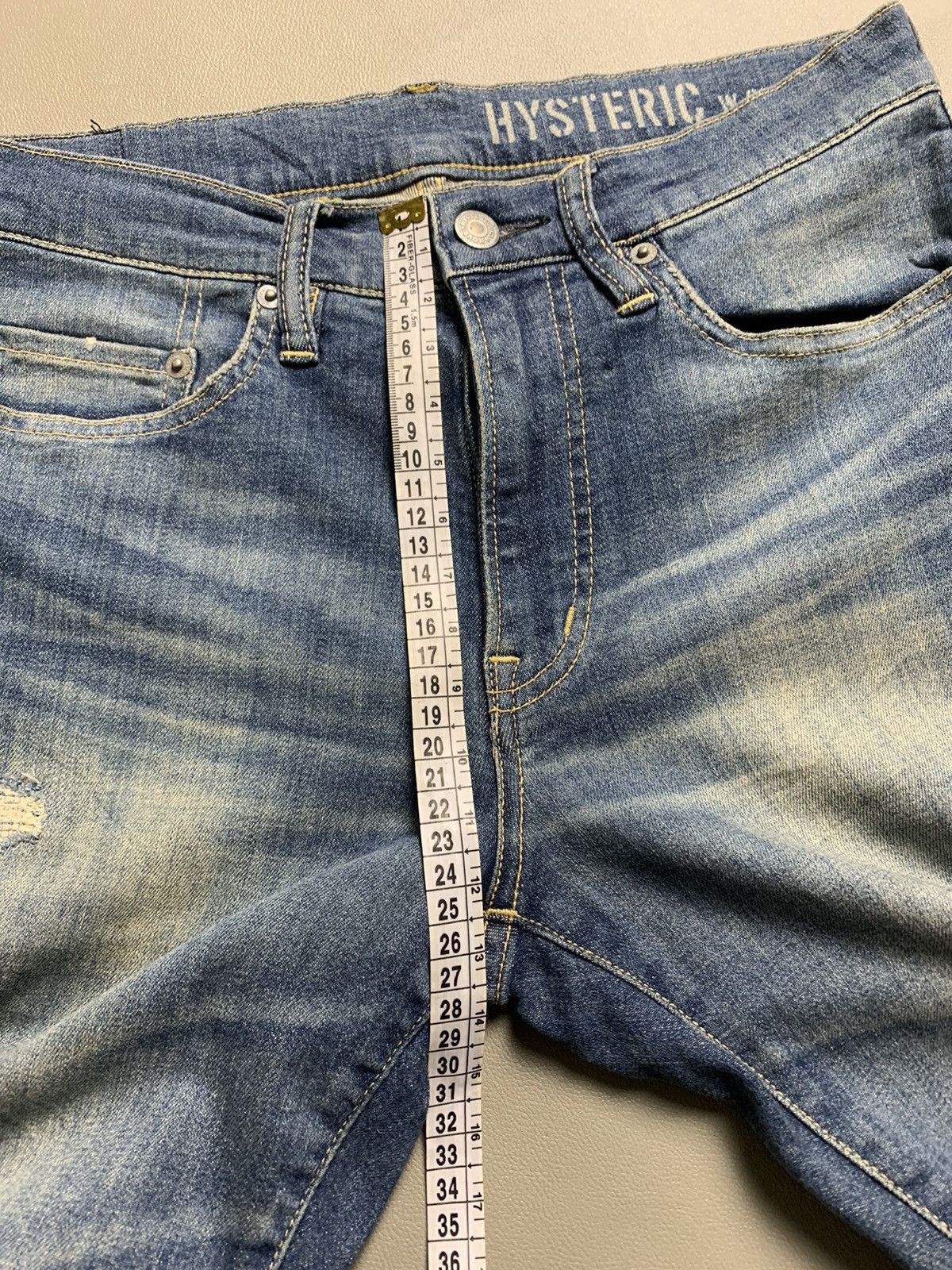 Hysteric Glamour × Japanese Brand × Vintage hysteric glamour ripped skiny jeans Size US 28 / EU 44 - 19 Thumbnail
