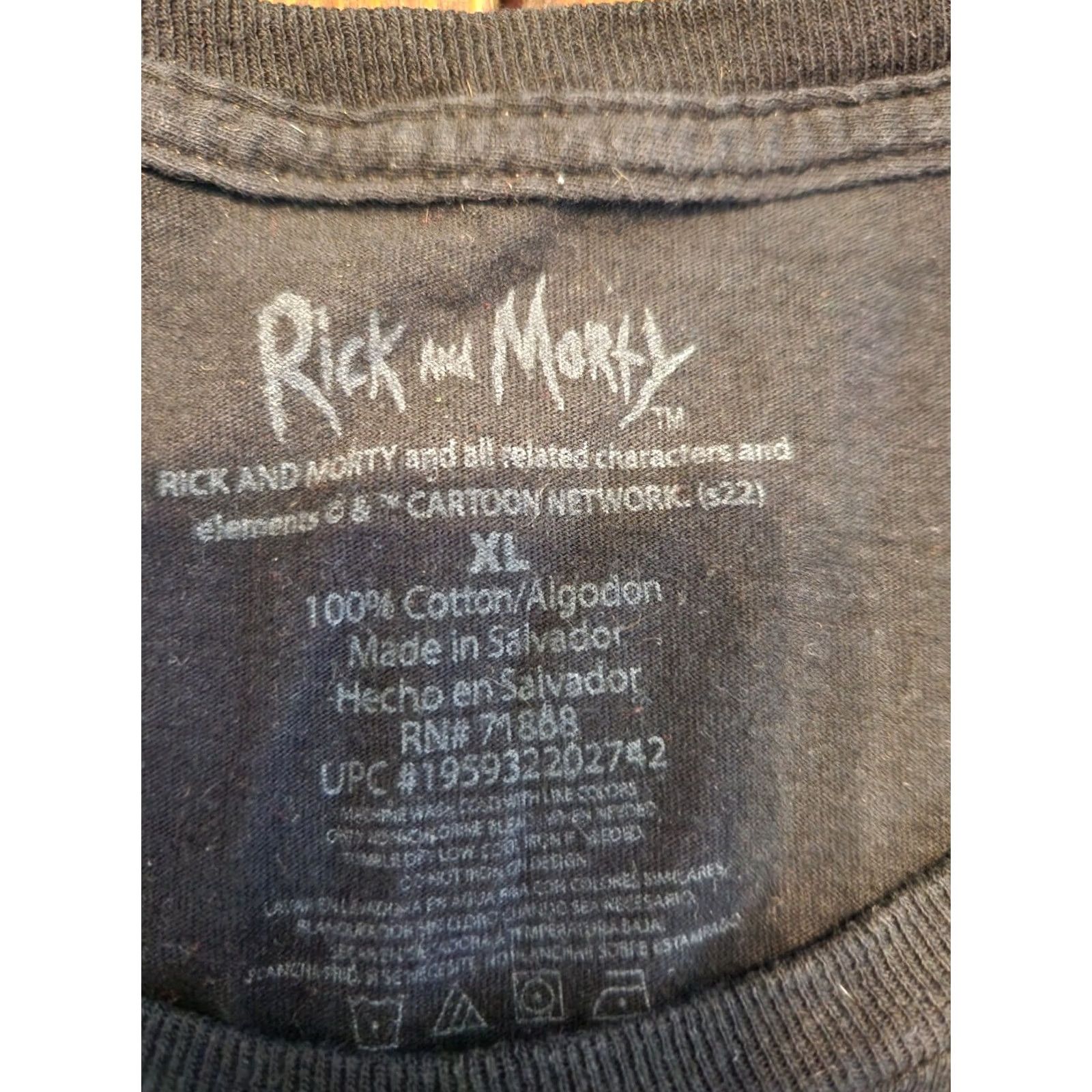 Swims Rick and Morty Adult Swim T Shirt Black Spaceship Trip Men’s Size XL Size US XL / EU 56 / 4 - 3 Thumbnail