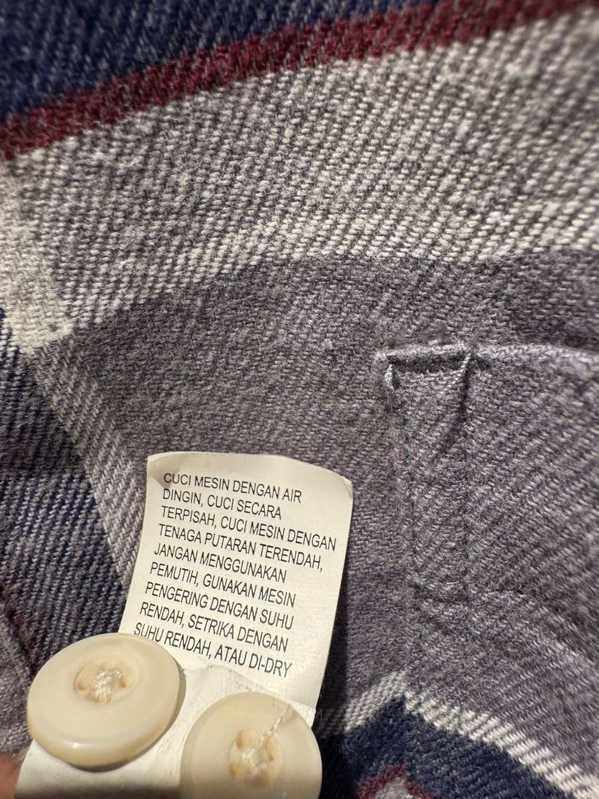 Lucky Brand Lucky Brand Grey Flannel Navy Red Stripes Large Size US L / EU 52-54 / 3 - 8 Thumbnail