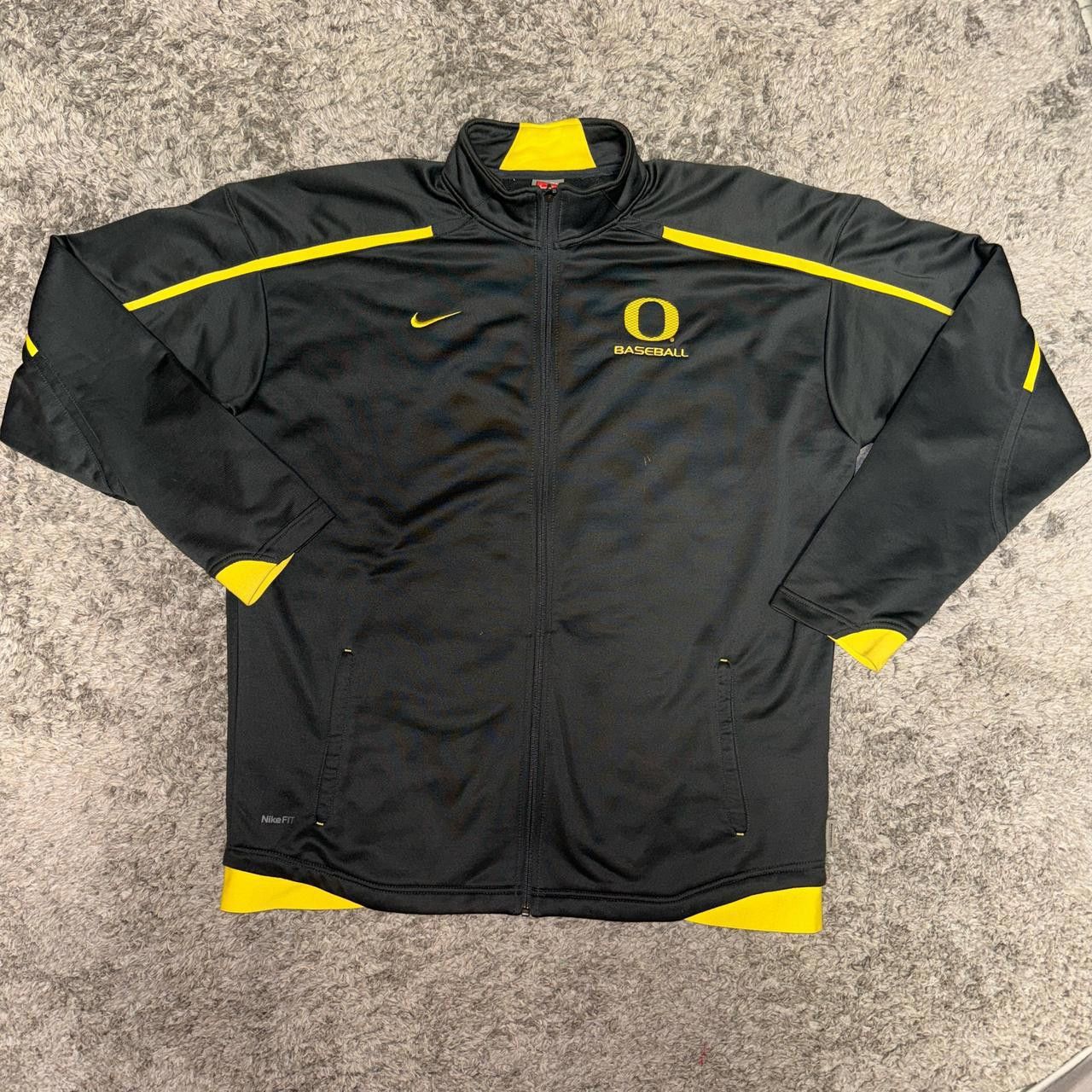 Nike Nike Men's Grey and Yellow Sweatshirt Size US XL / EU 56 / 4 - 1 Thumbnail