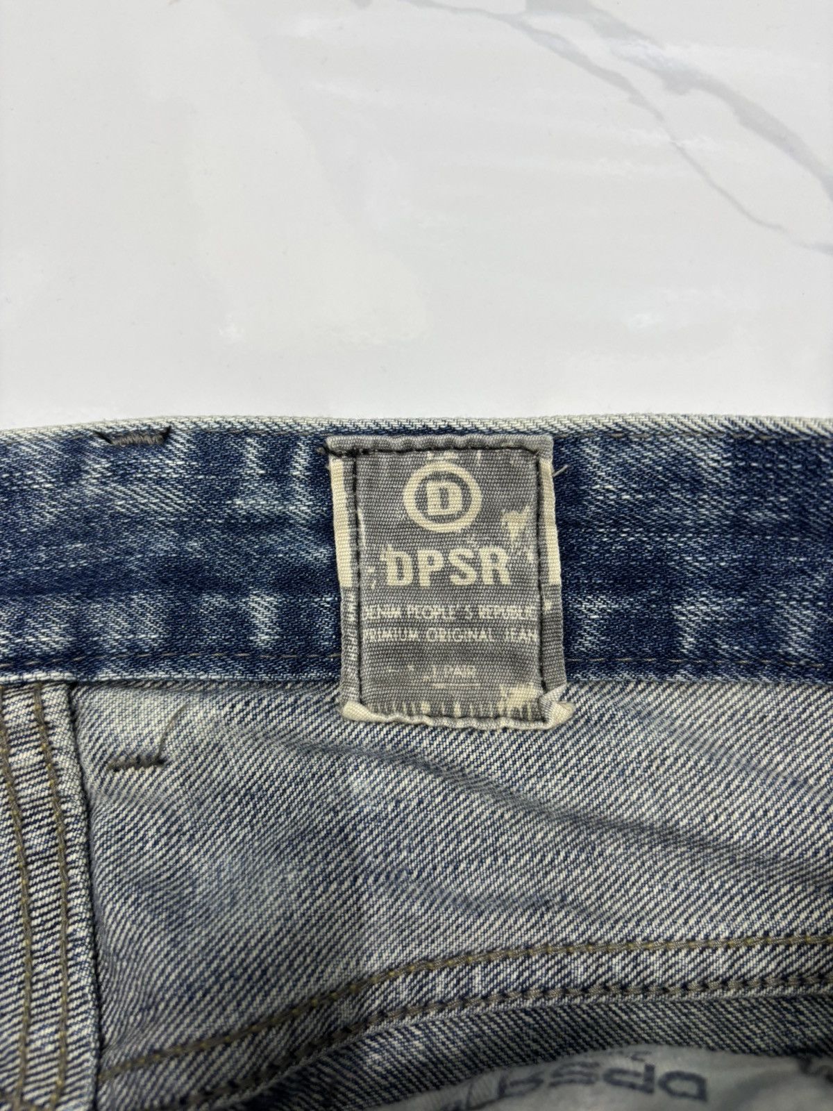 Prps VINTAGE DPSR DISTRESSED DENIM JEANS PUNK STYLE Size US 35 - 10 Thumbnail