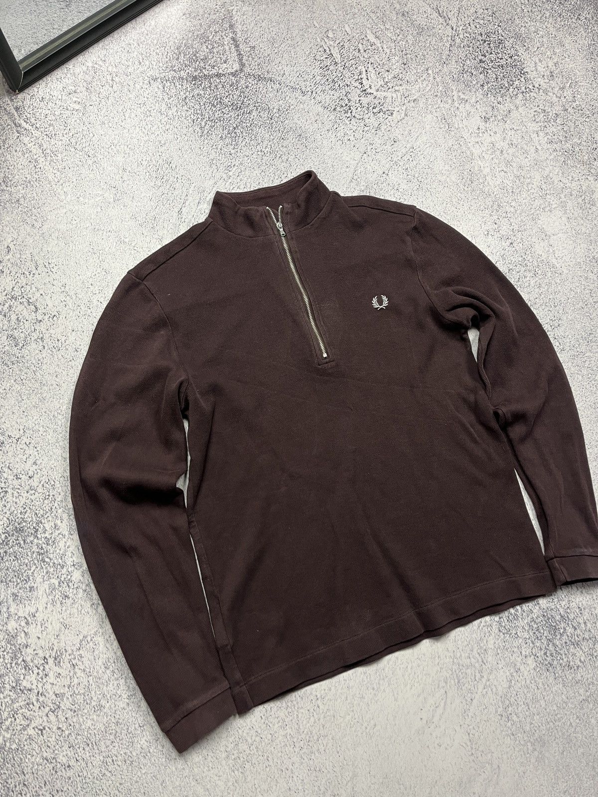 Fred Perry Vintage 00’s Fred Perry 1/4 Zip Sweater Old Money Hype Rare Size US S / EU 44-46 / 1 - 3 Thumbnail