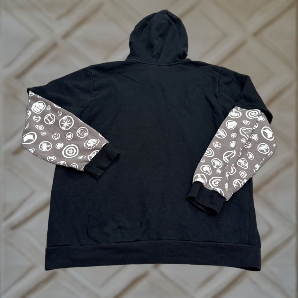 Vintage Marvel Graphic Hoodie Pullover Sweatshirt Mens XXL Black Size US XXL / EU 58 / 5 - 1 Thumbnail