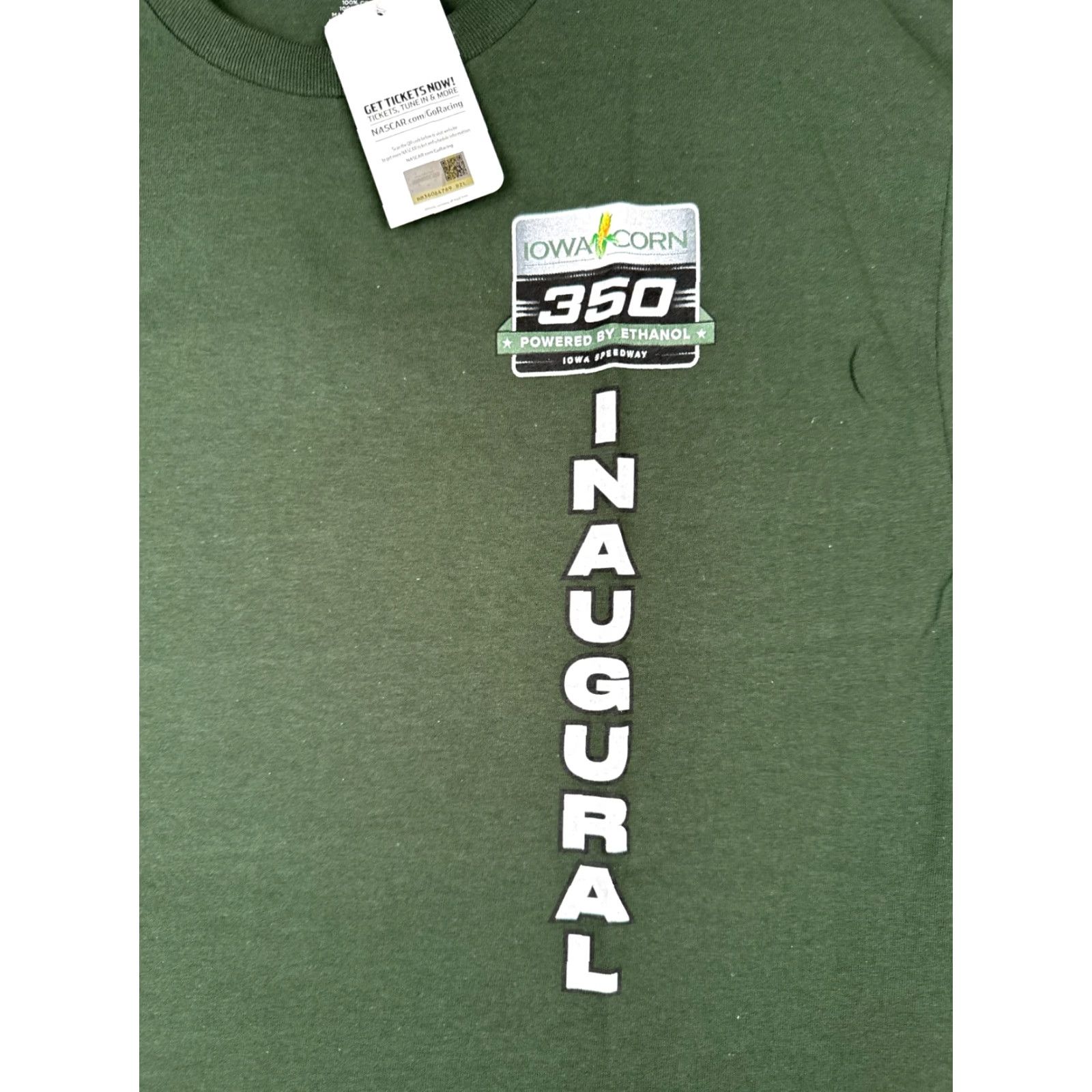NASCAR Nascar Shirt Adult Large Green Inaugural Iowa Corn 350 Iowa Speedway 2024 Shirts Size US L / EU 52-54 / 3 - 6 Thumbnail