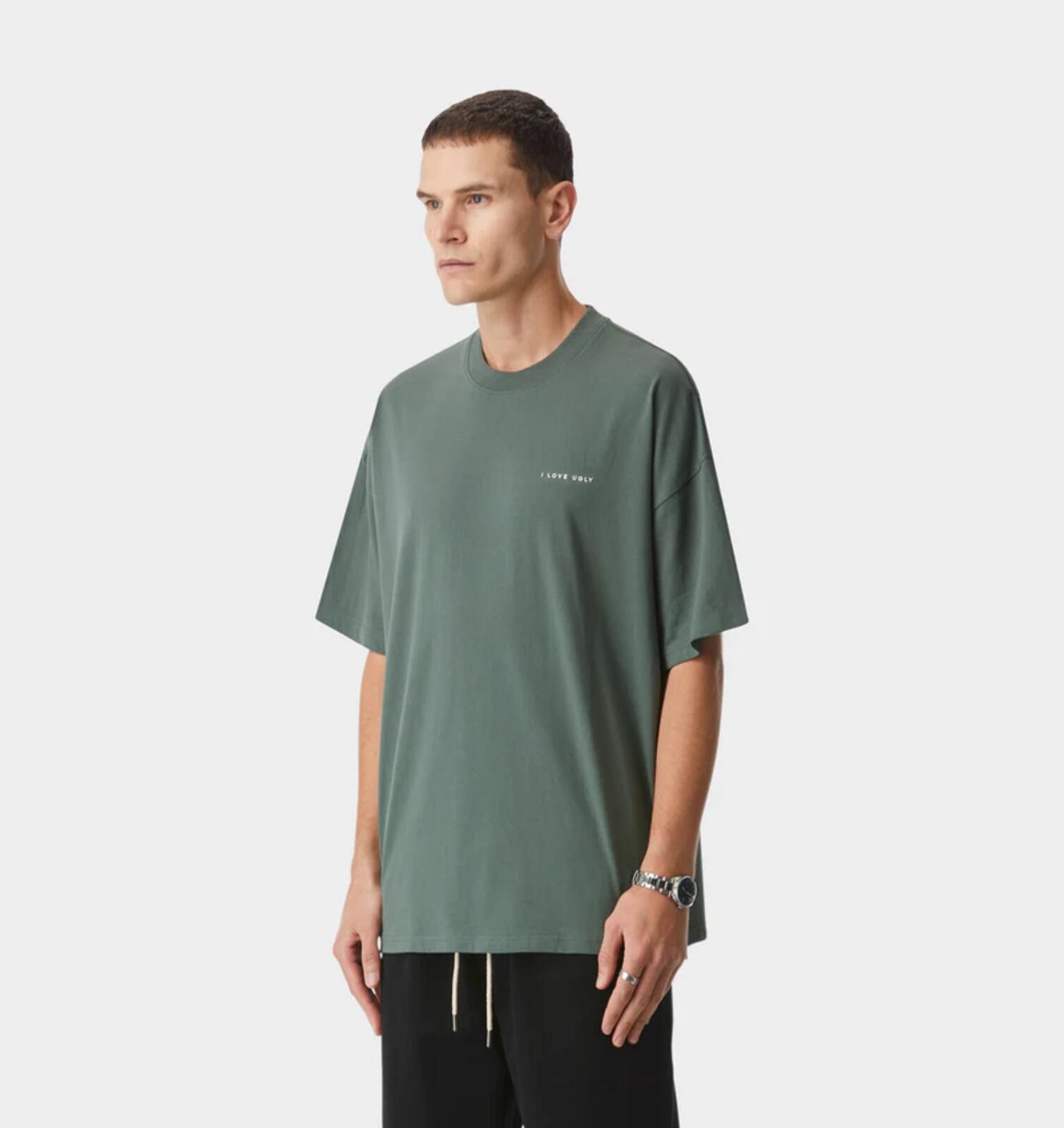 I Love Ugly I Love Ugly Box Fit Tee Washed Green Medium Size US M / EU 48-50 / 2 - 6 Thumbnail