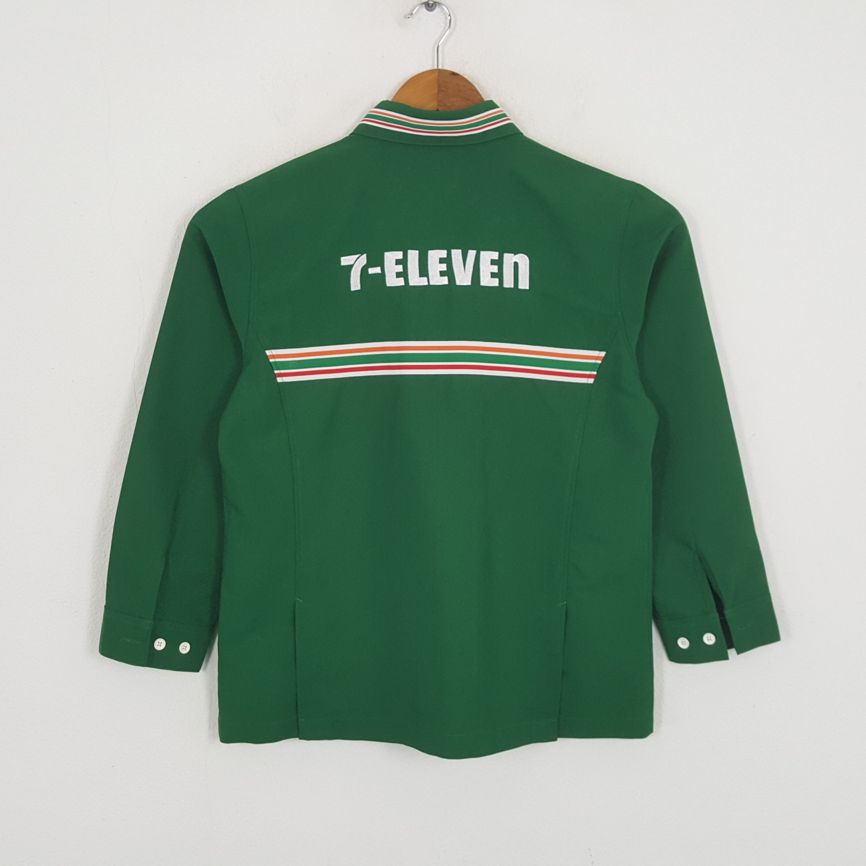 Japanese Brand × Vintage Vintage 7-ELEVEn Japanese Workers Uniform Jacket Size US S / EU 44-46 / 1 - 1 Thumbnail