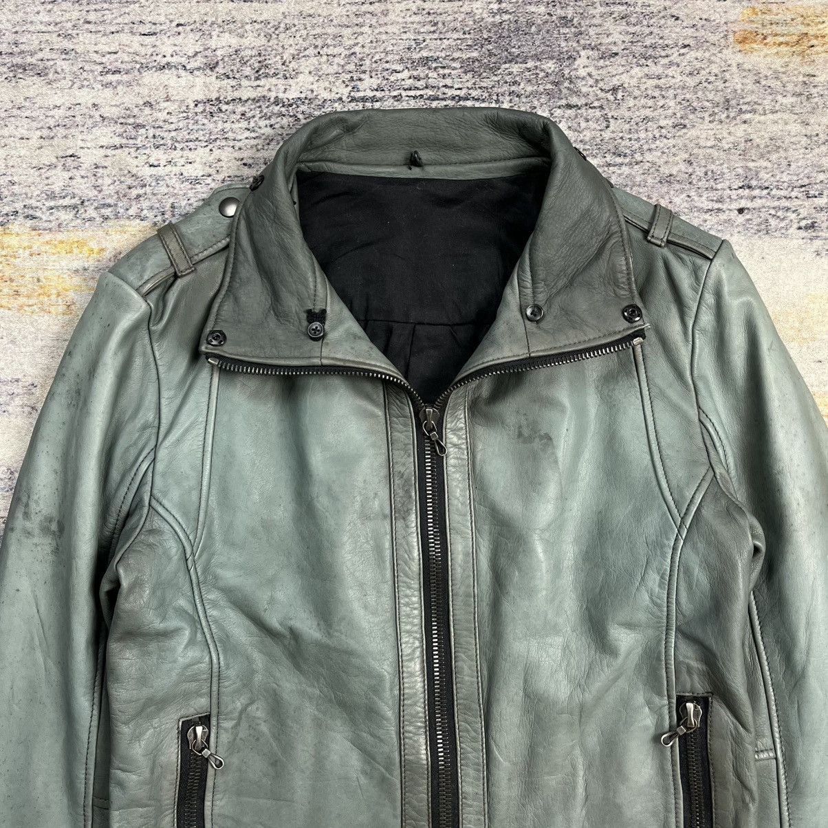 Shellac Shellac rider Leather jacket vkei style Size US S / EU 44-46 / 1 - 4 Thumbnail