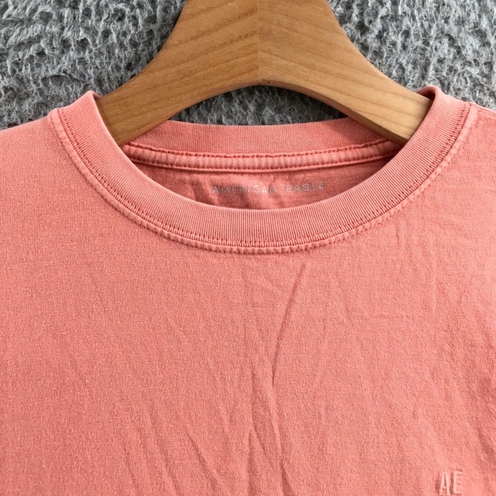 American Eagle Outfitters VINTAGE American Eagle Outfitters Shirt Mens L Pink Cotton Long Sleeve Crew Neck Pullover Size US L / EU 52-54 / 3 - 4 Thumbnail