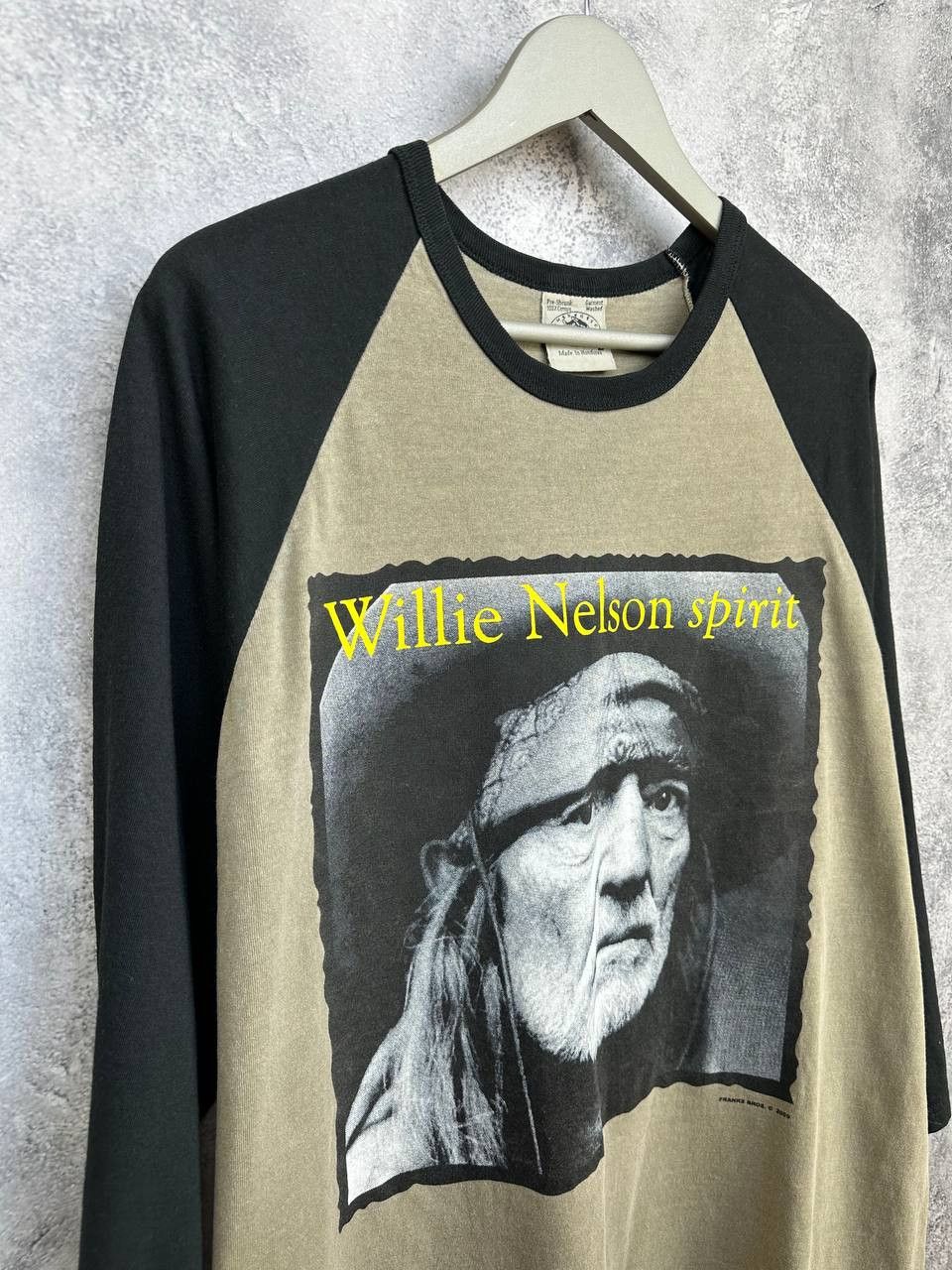 Vintage Willie Nelson 2009 Spirit Tour 3/4 Sleeve Graphic T-Shirt Size US L / EU 52-54 / 3 - 3 Thumbnail