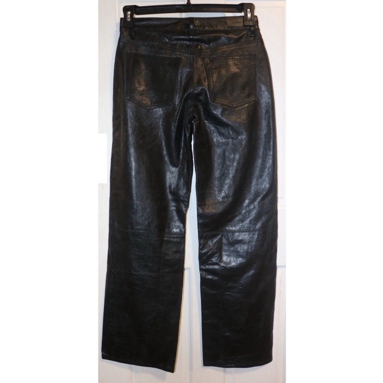 DL1961 DL1961 Premium Denim Drue Straight Leg Leather Pants Size 24" / US 00 / IT 34 - 5 Thumbnail
