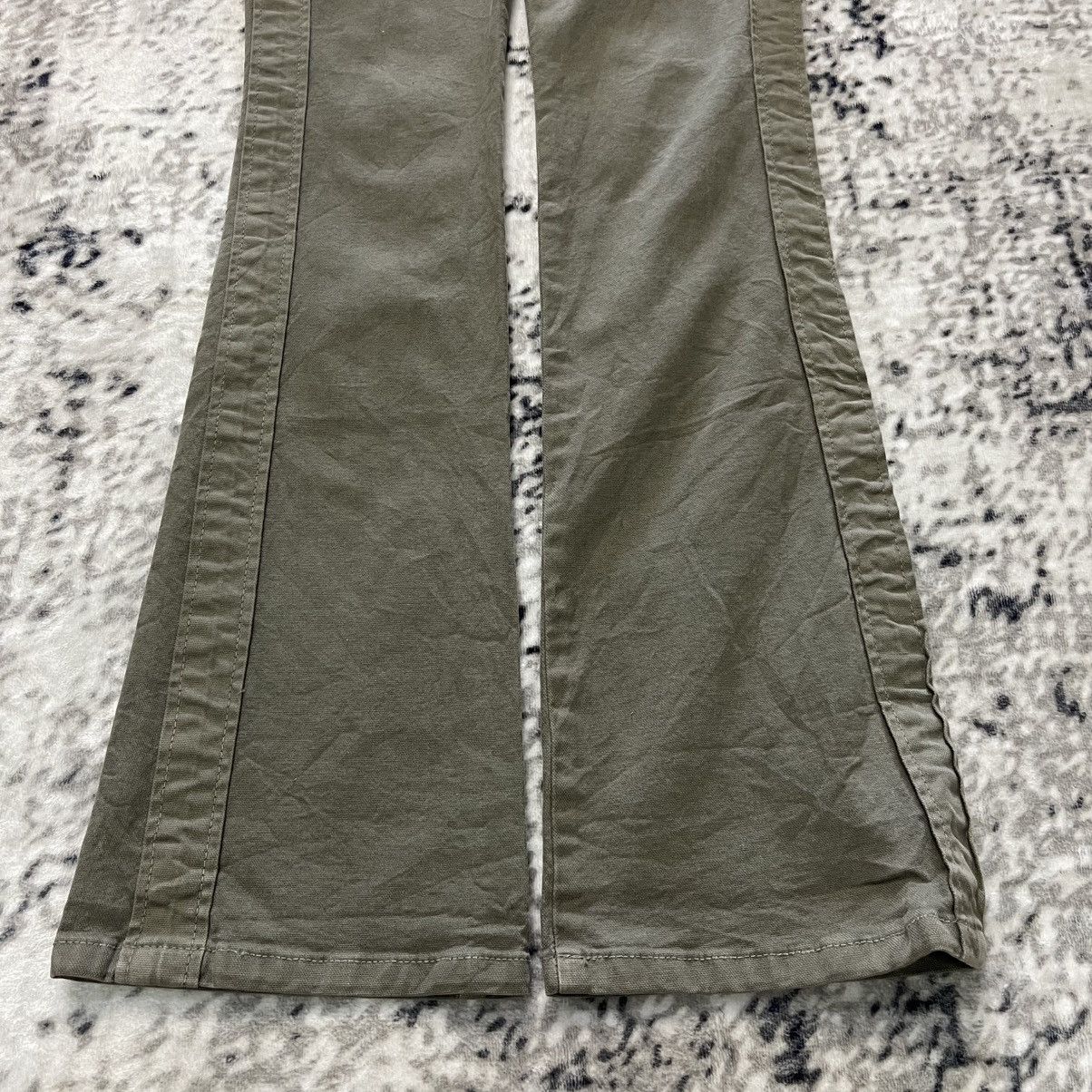Le Grande Bleu (L.G.B.) 2000s Wow Japan Parachute Bondage Low Rise Cargo Flare Pants Size 26" / US 2 / IT 38 - 4 Thumbnail